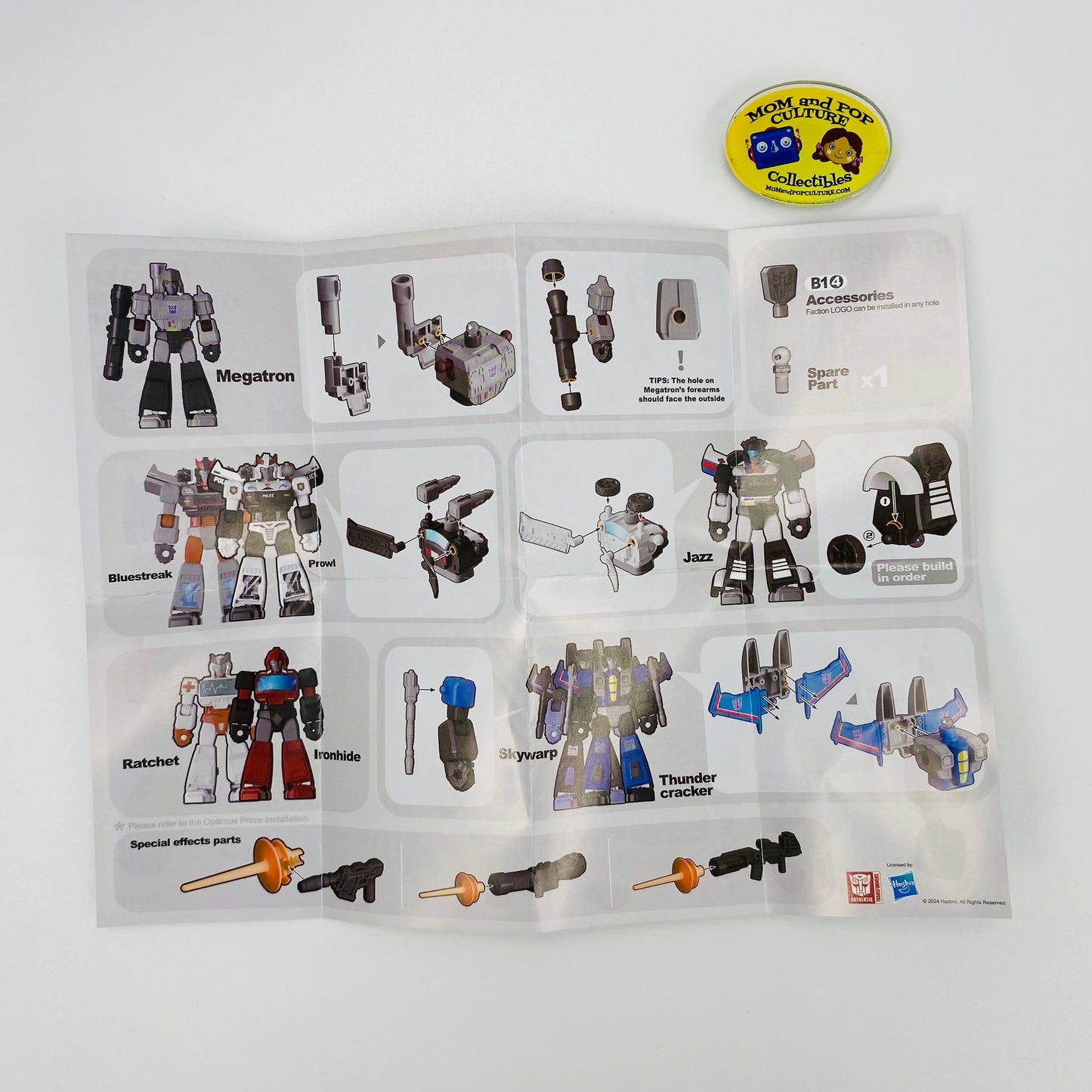 Transformers Galaxy Version 01 Bluestreak loose 4” action figure (2025) Blokees