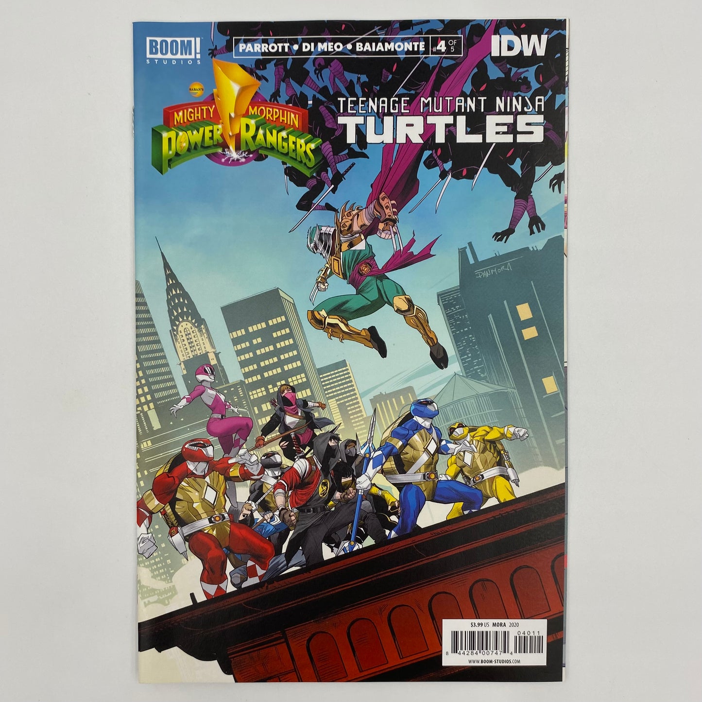 Mighty Morphin Power Rangers/Teenage Mutant Ninja Turtles #1-5 (2019-2020) BOOM!/IDW