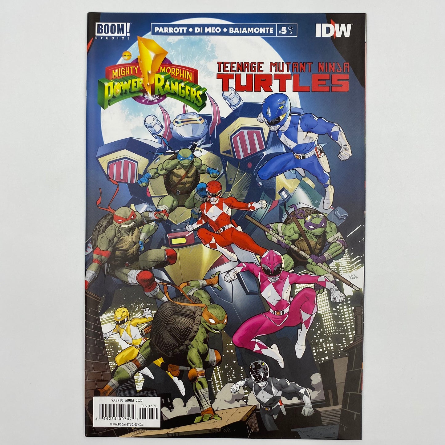 Mighty Morphin Power Rangers/Teenage Mutant Ninja Turtles #1-5 (2019-2020) BOOM!/IDW