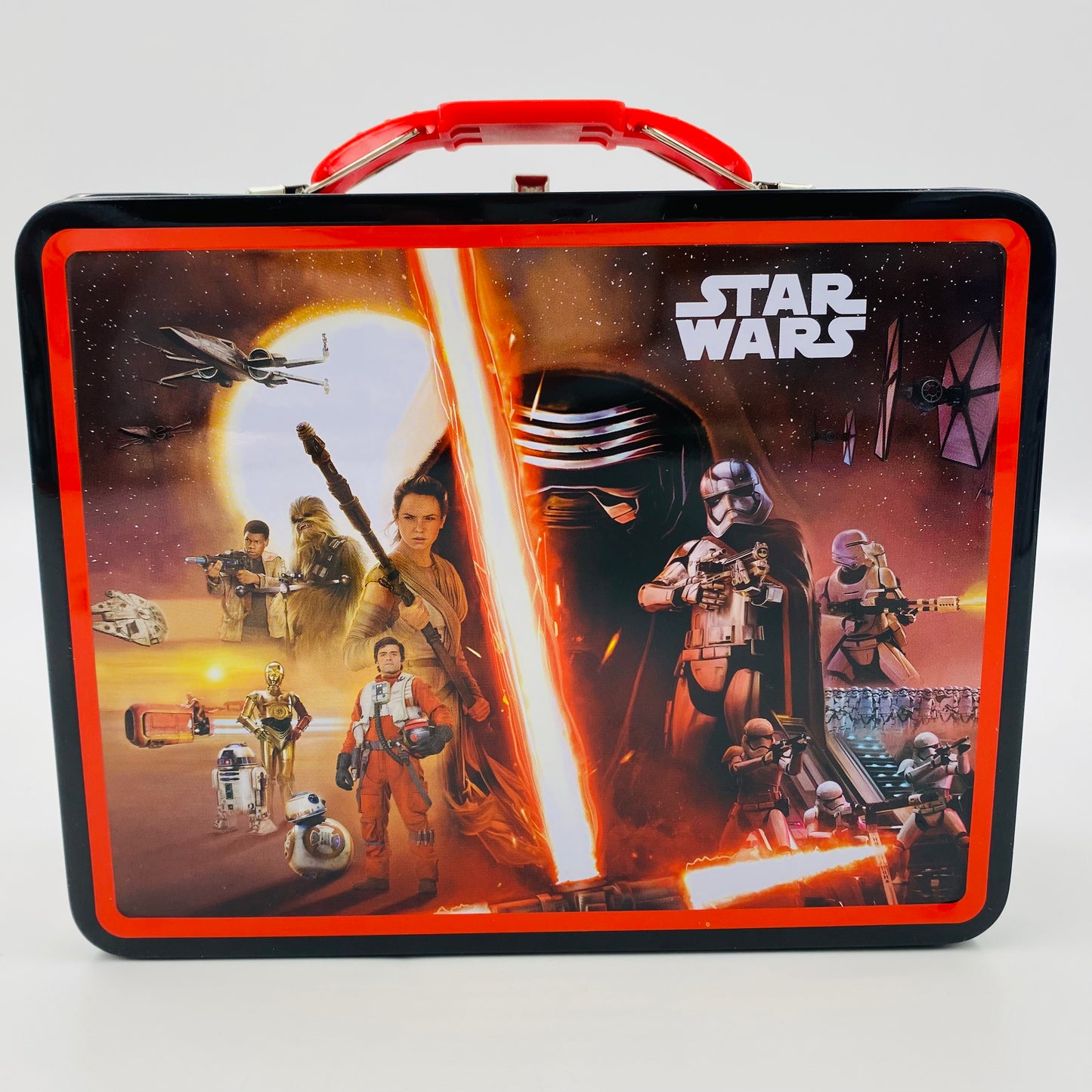 Star Wars Episode VII The Force Awakens movie poster tin lunch box (2016) Tin Box Co.