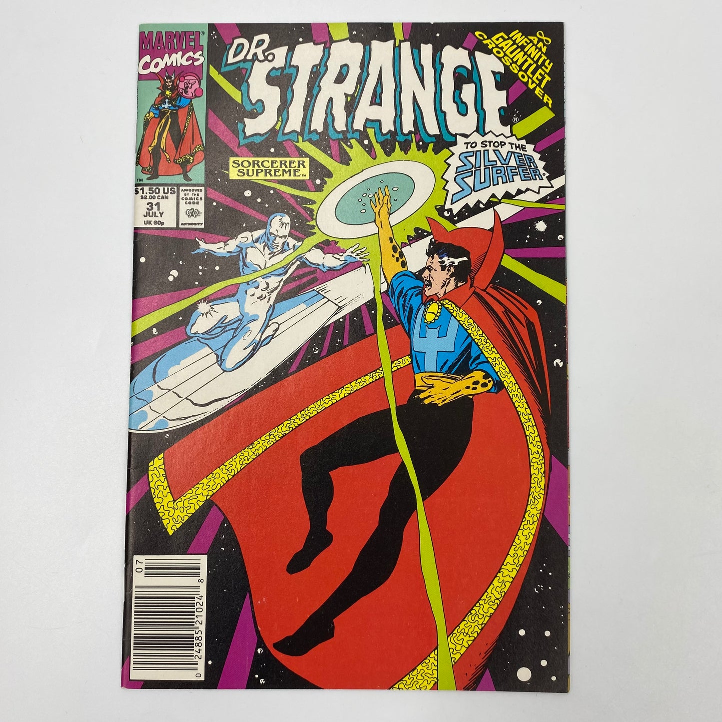 Doctor Strange Sorcerer Supreme #31 Infinity Gauntlet tie-in (1991) Marvel (VG+)