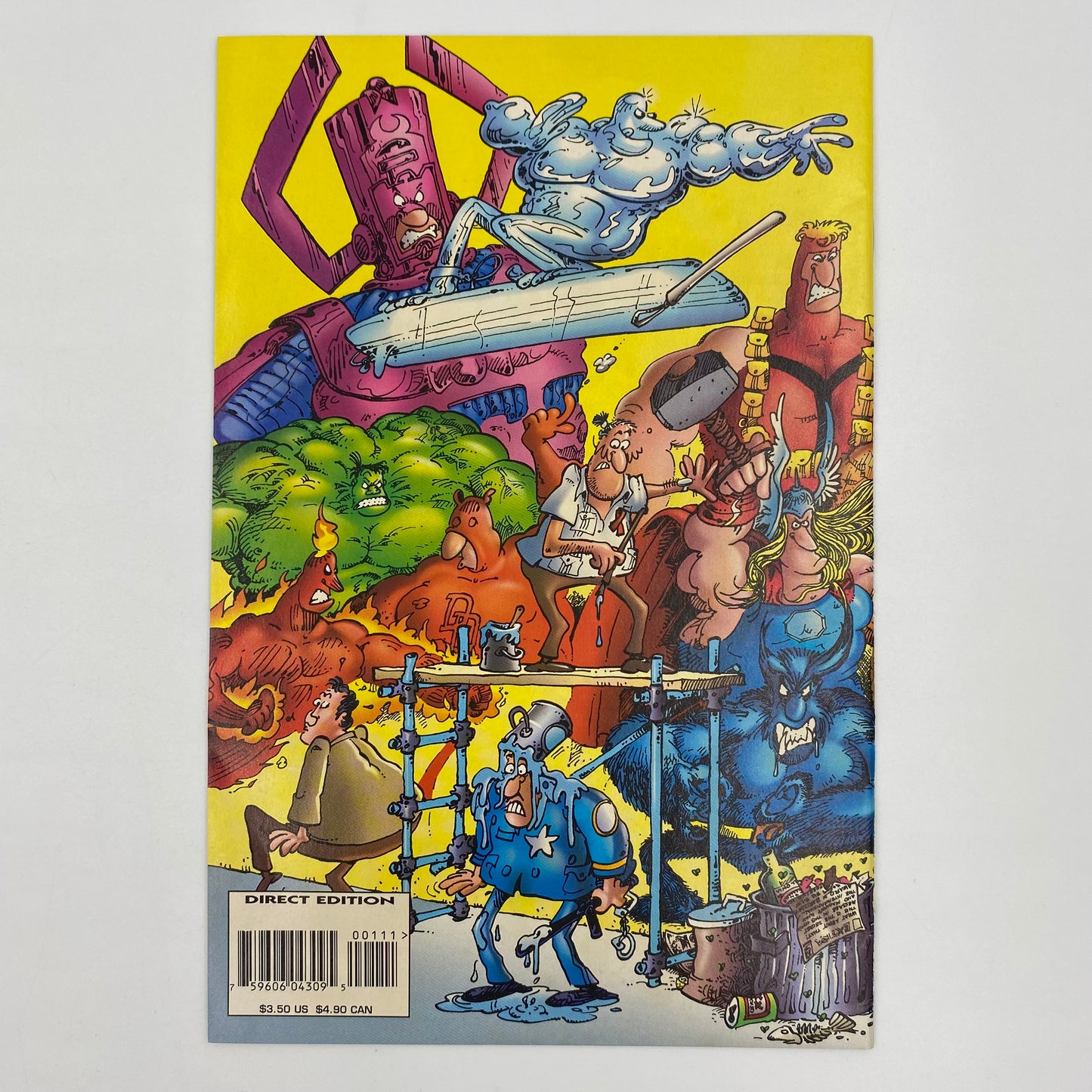 Marvel Universe Take Down FUN PACK: Fred Hembeck Destroys the Marvel Universe (1989) Sergio Aragones Massacres Marvel (1996) Marvel