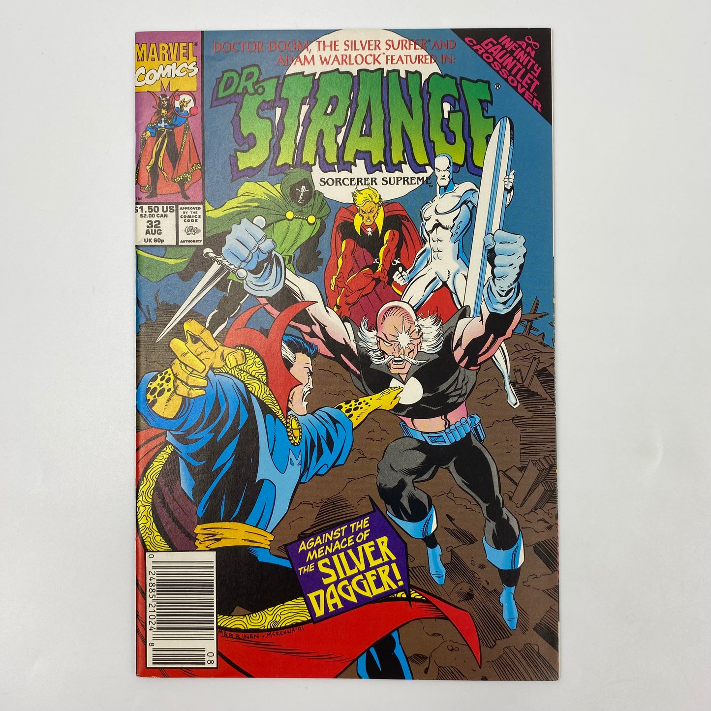Doctor Strange Sorcerer Supreme #32 Infinity Gauntlet tie-in (1991) Marvel (VG+)