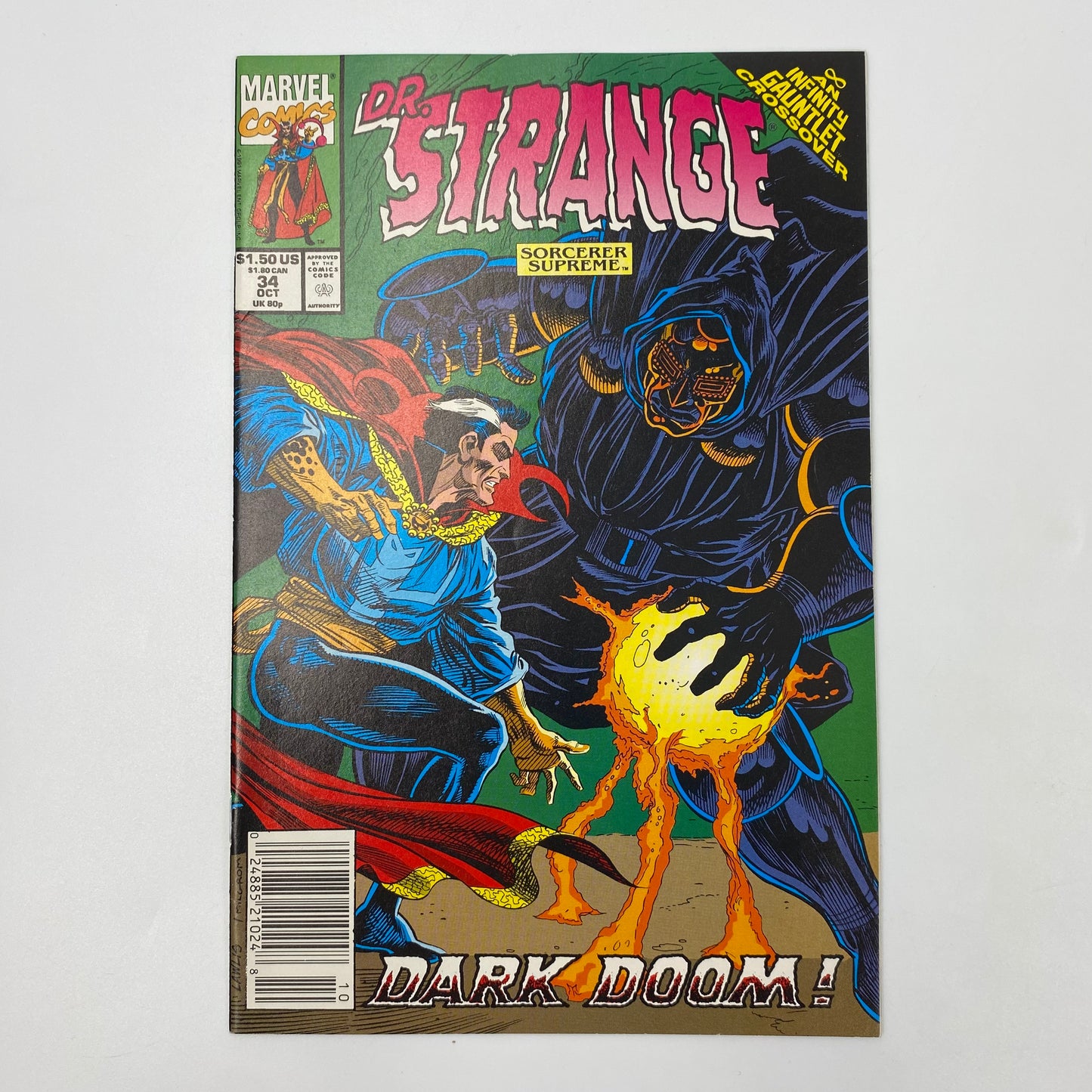 Doctor Strange Sorcerer Supreme #34 Infinity Gauntlet tie-in (1991) Marvel (FN)