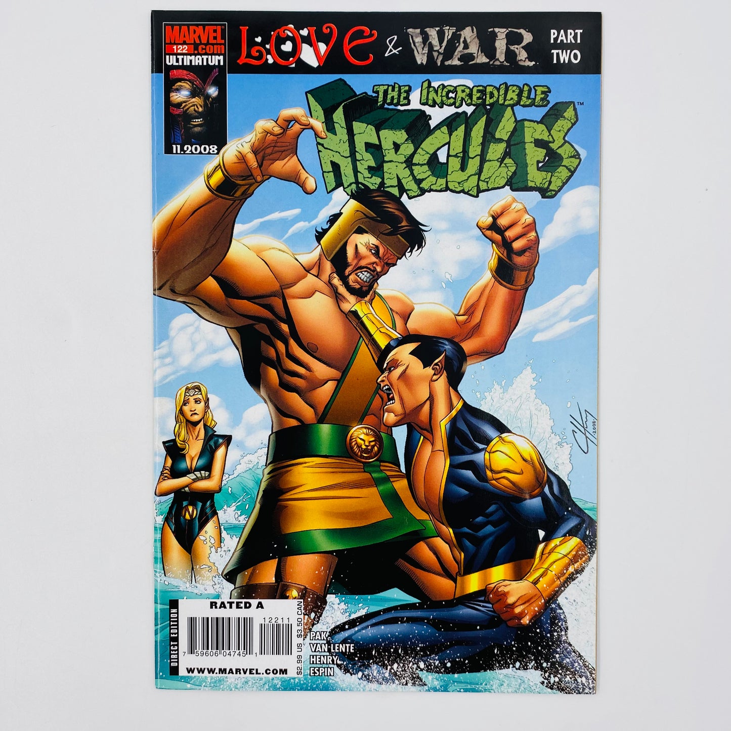 Incredible Hercules #121-125 “Love & War” (2008-2009) Marvel