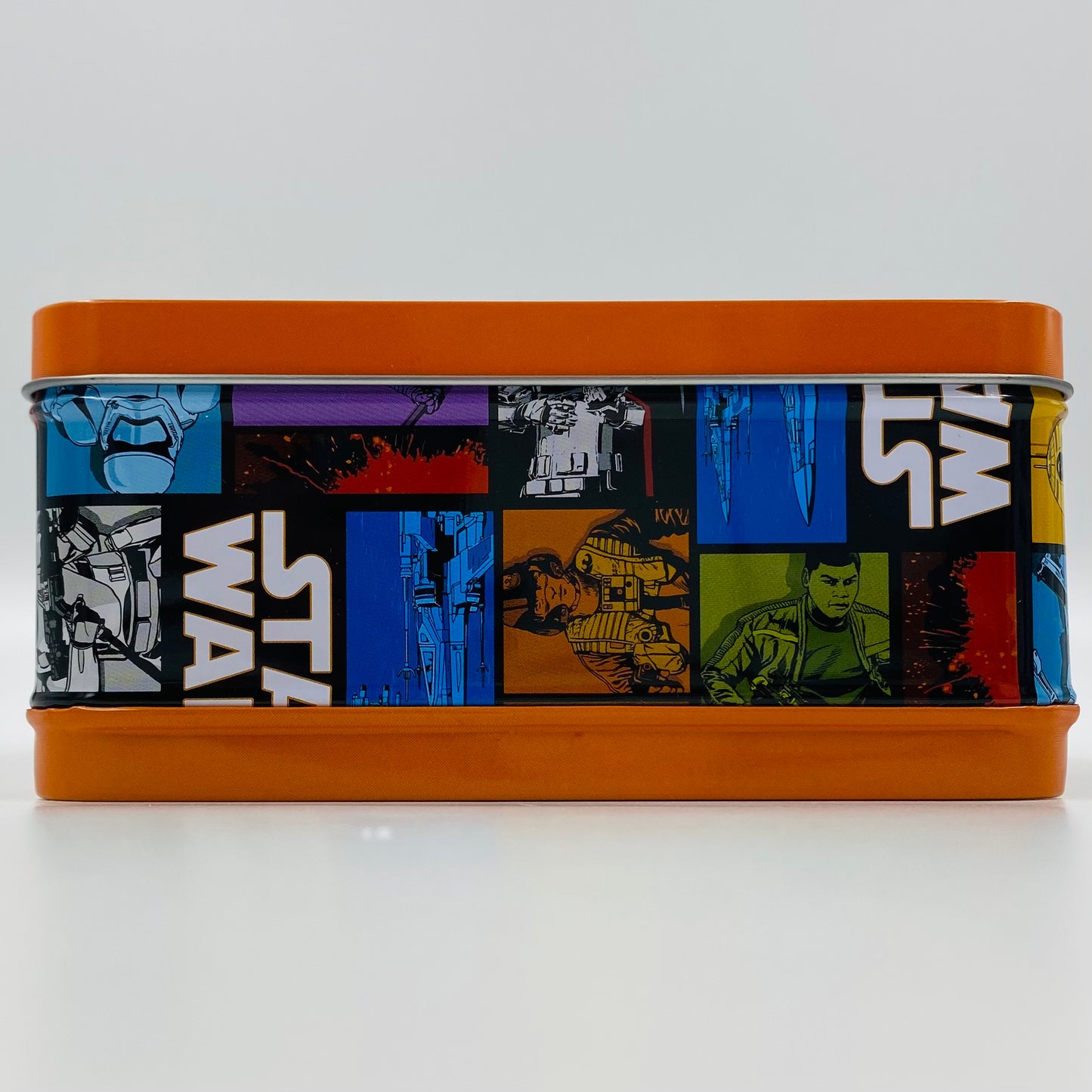 Star Wars Episode VII The Force Awakens droids tin lunch box (2015) Tin Box Co.