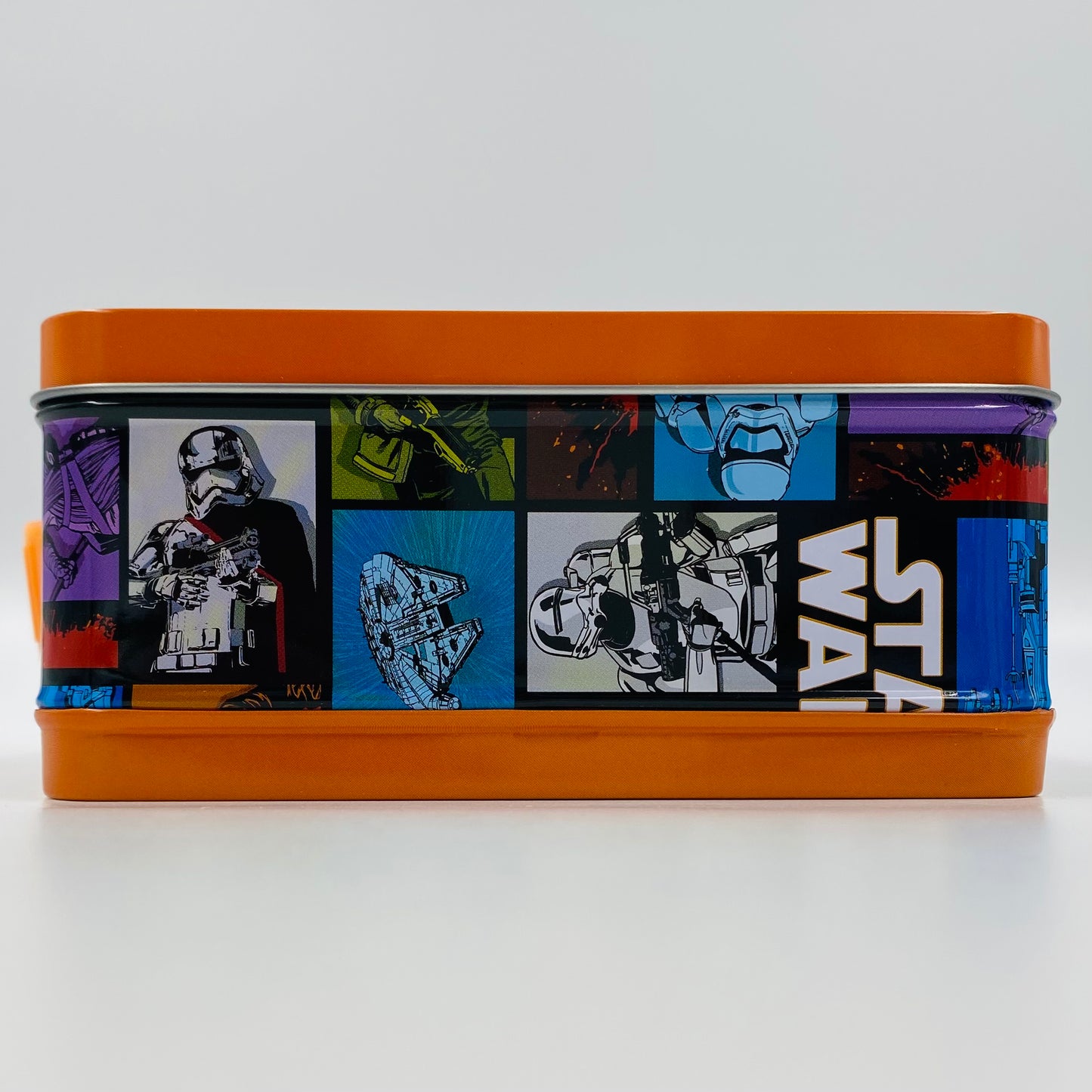 Star Wars Episode VII The Force Awakens droids tin lunch box (2015) Tin Box Co.