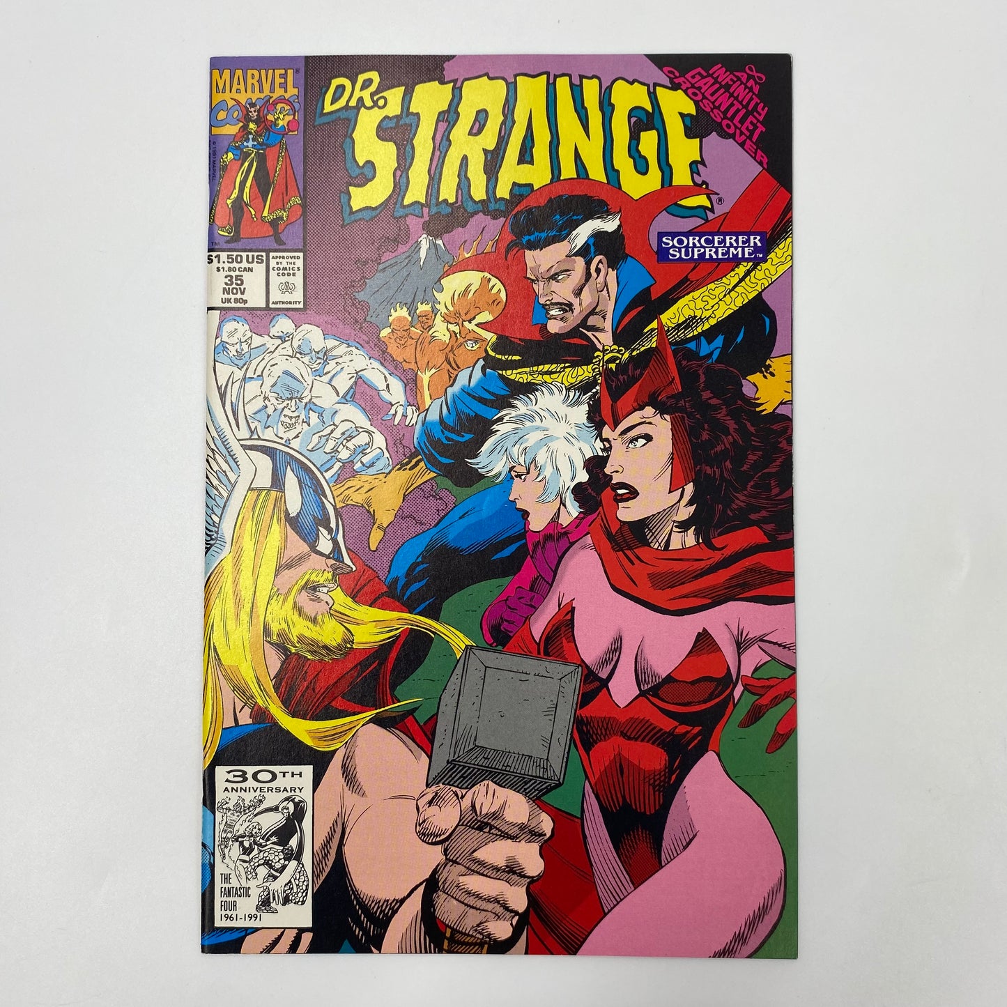Doctor Strange Sorcerer Supreme #35 Infinity Gauntlet tie-in (1991) Marvel (FN)