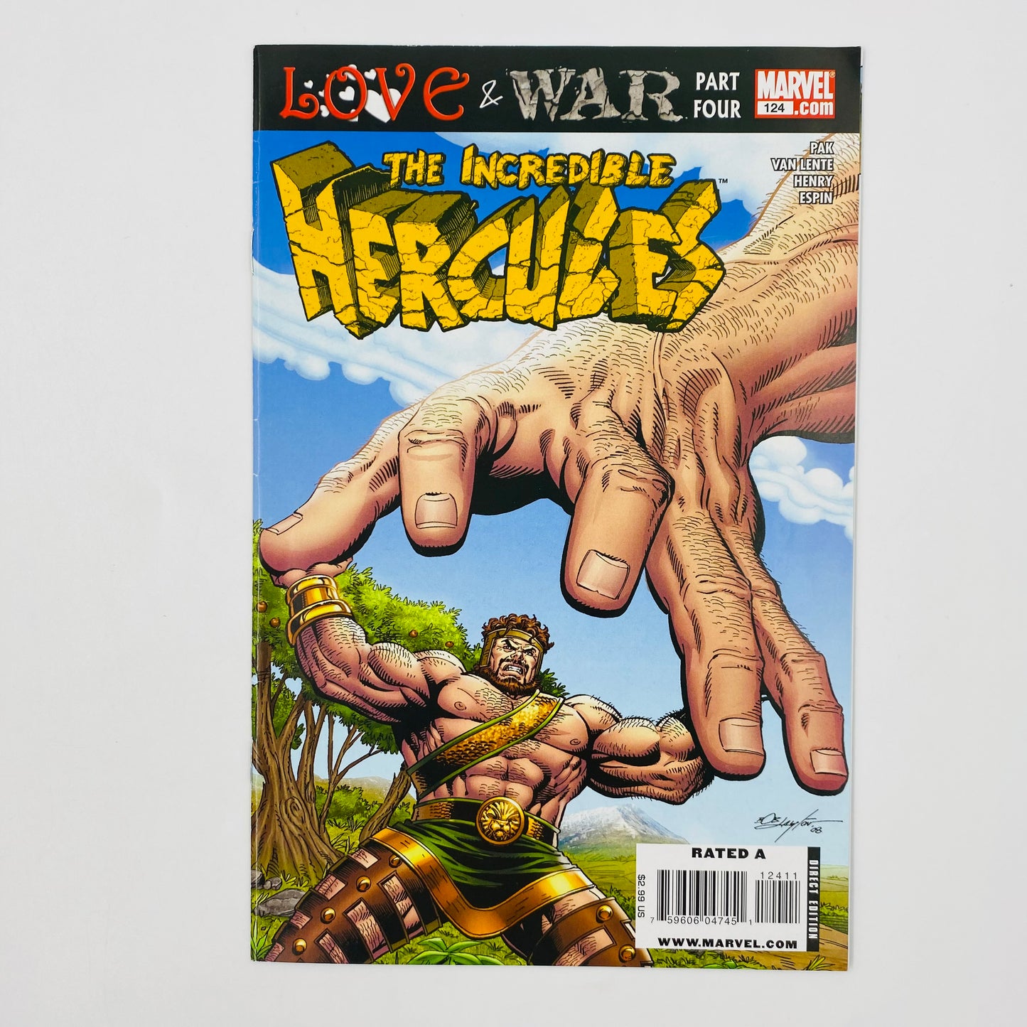 Incredible Hercules #121-125 “Love & War” (2008-2009) Marvel