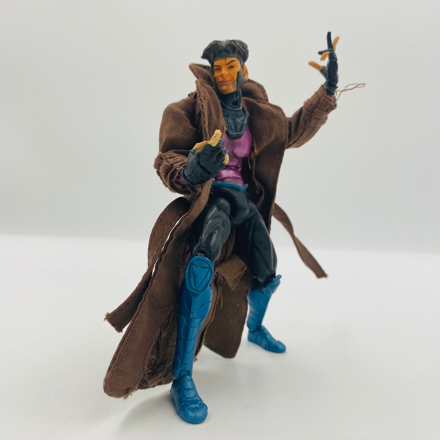 Marvel Legends Series 4 Gambit loose 6” action figure (2003) Toy Biz