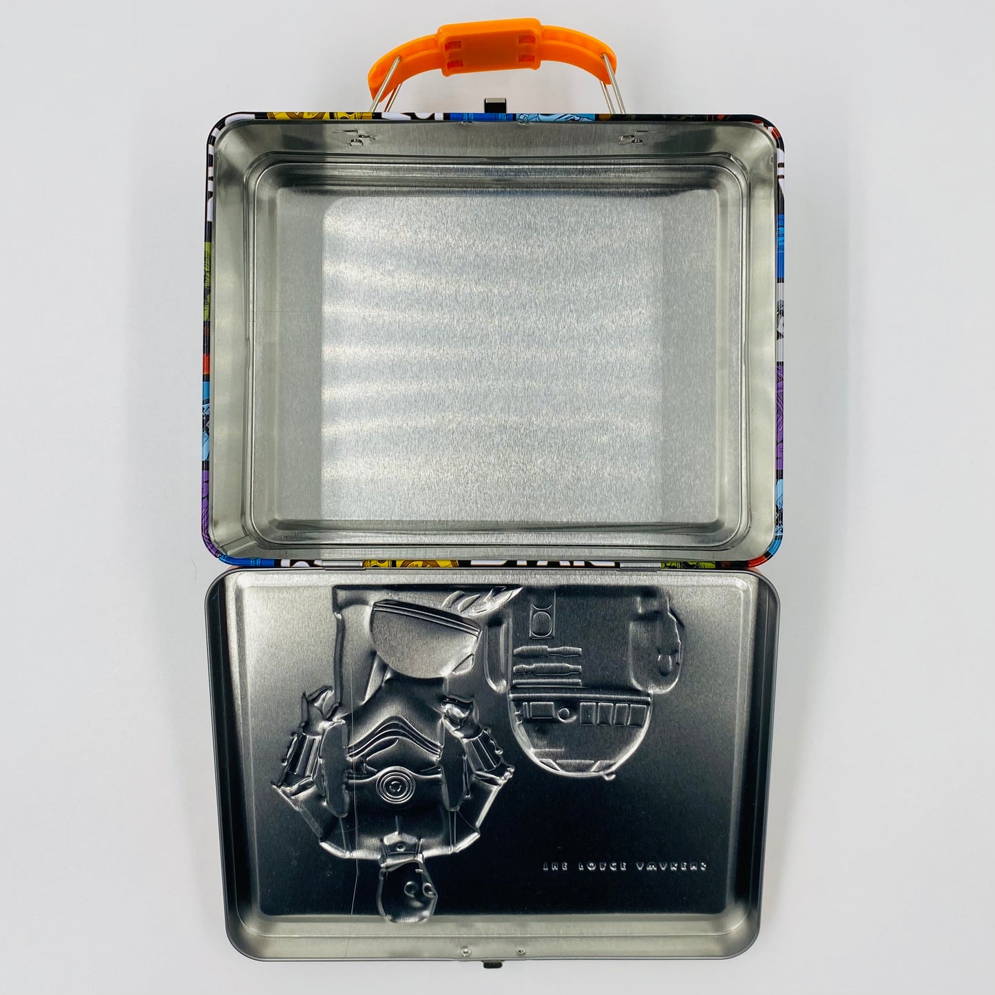 Star Wars Episode VII The Force Awakens droids tin lunch box (2015) Tin Box Co.