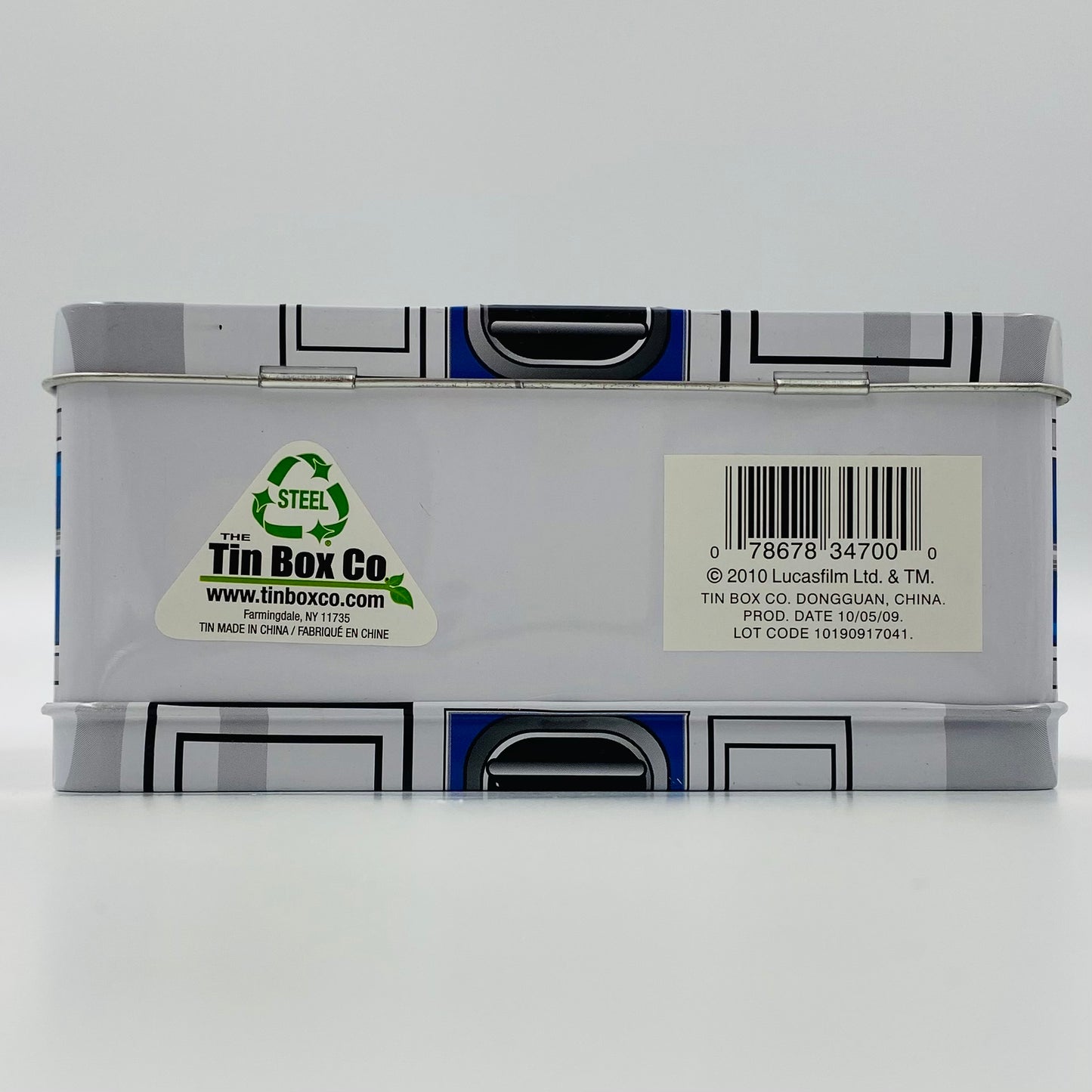 Star Wars R2-D2 tin box with handle (2010) Tin Box Co.