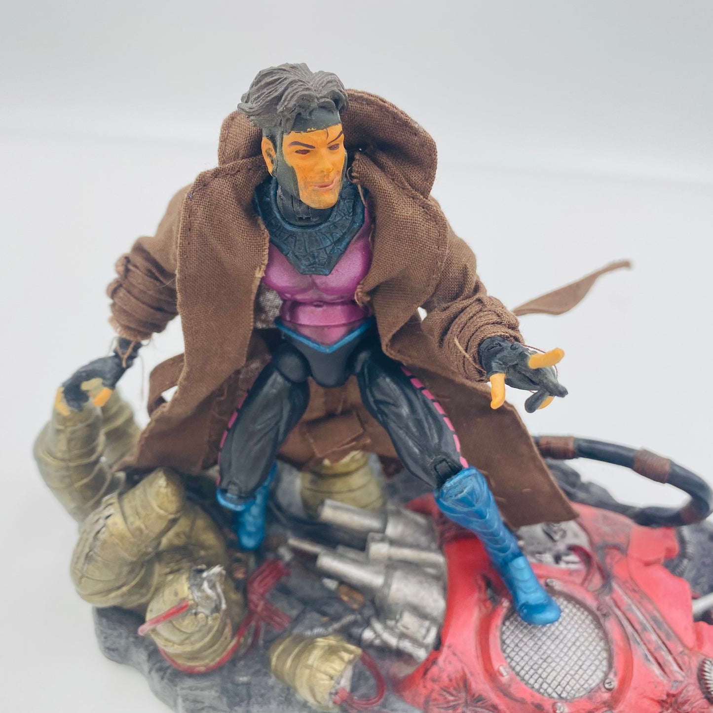 Marvel Legends Series 4 Gambit loose 6” action figure (2003) Toy Biz