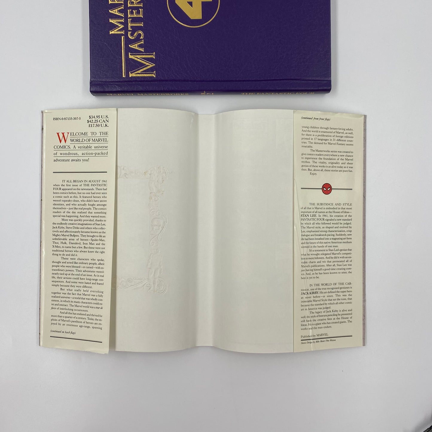 Marvel Masterworks Vol. 2 Fantastic Four #1-10 Third Printing HC (1988) Marvel