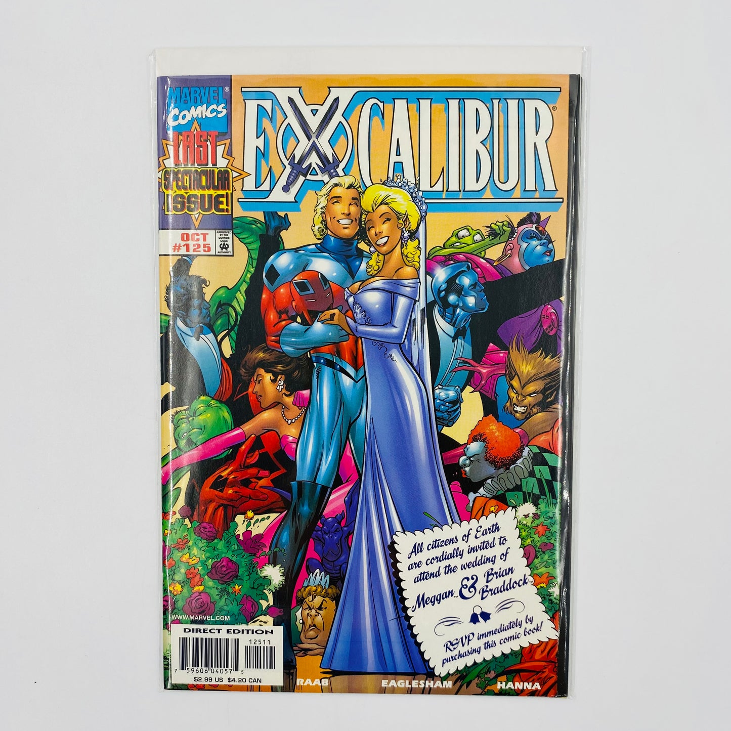 Excalibur #125 “Tying the Knot!” (1998) Marvel