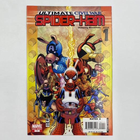 Ultimate Civil War Spider-Ham #1 (2007) Marvel