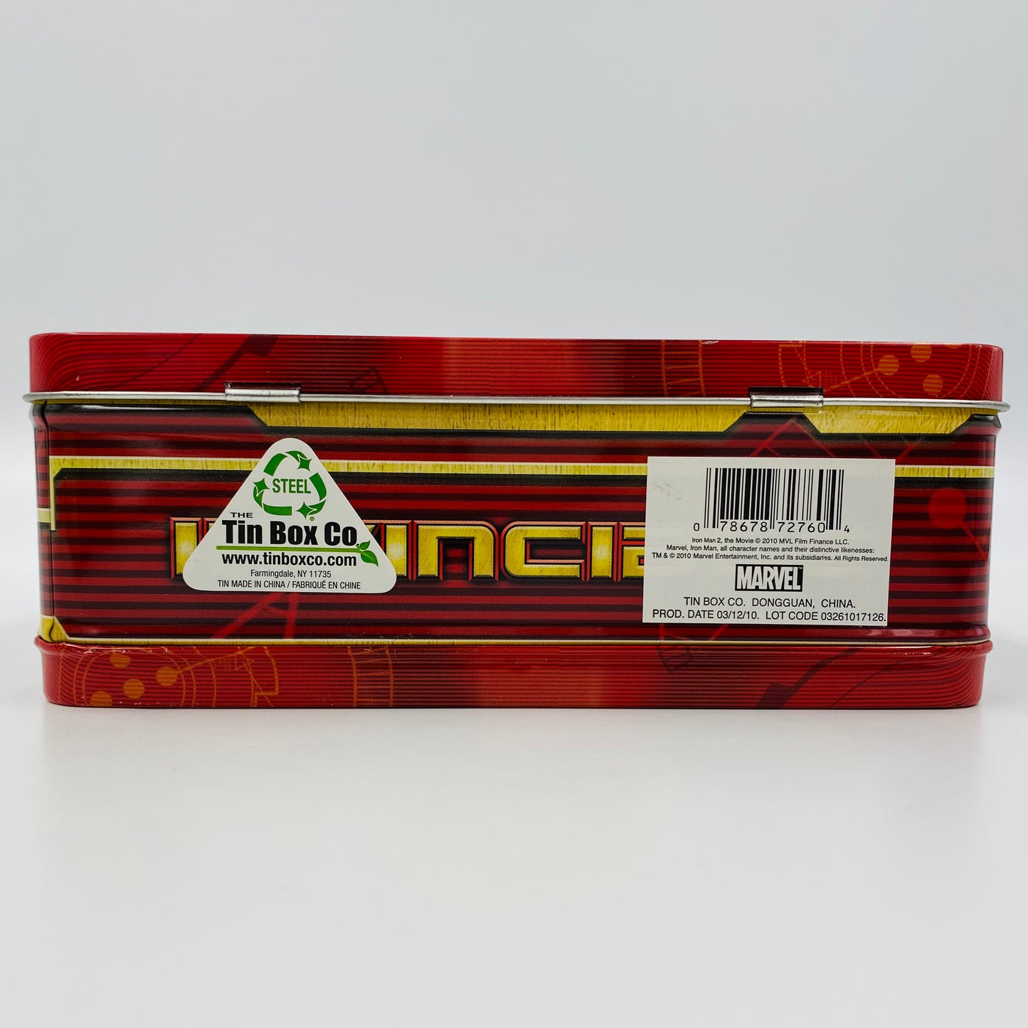 Iron Man 2 tin lunch box (2010) Tin Box Co.