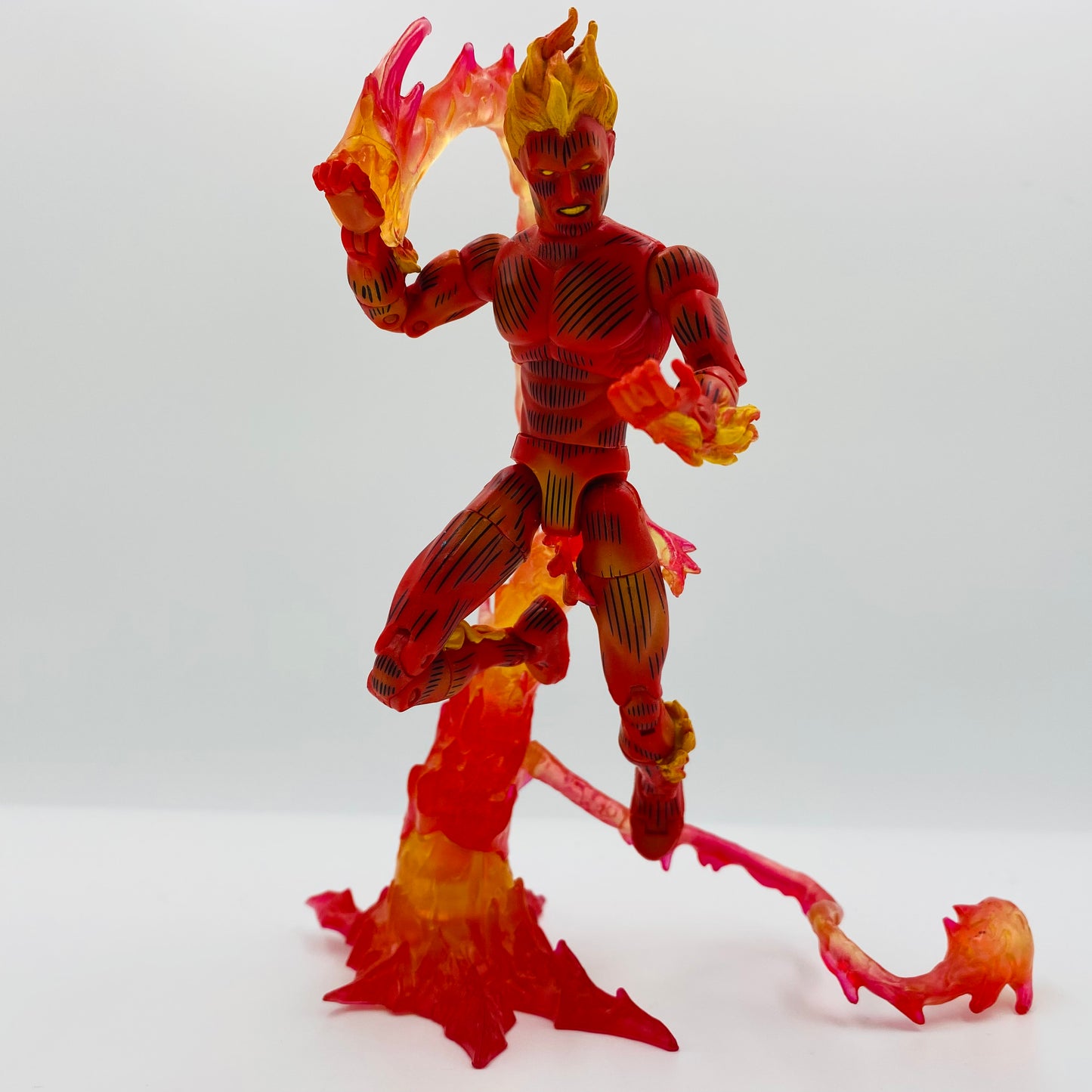 Marvel Legends Series 2 Human Torch loose 6” action figure (2002) Toy Biz