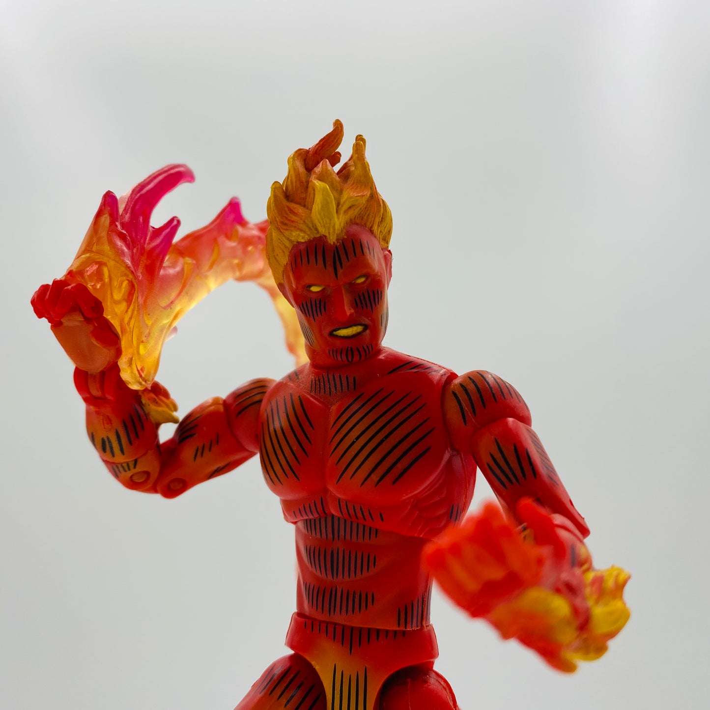 Marvel Legends Series 2 Human Torch loose 6” action figure (2002) Toy Biz