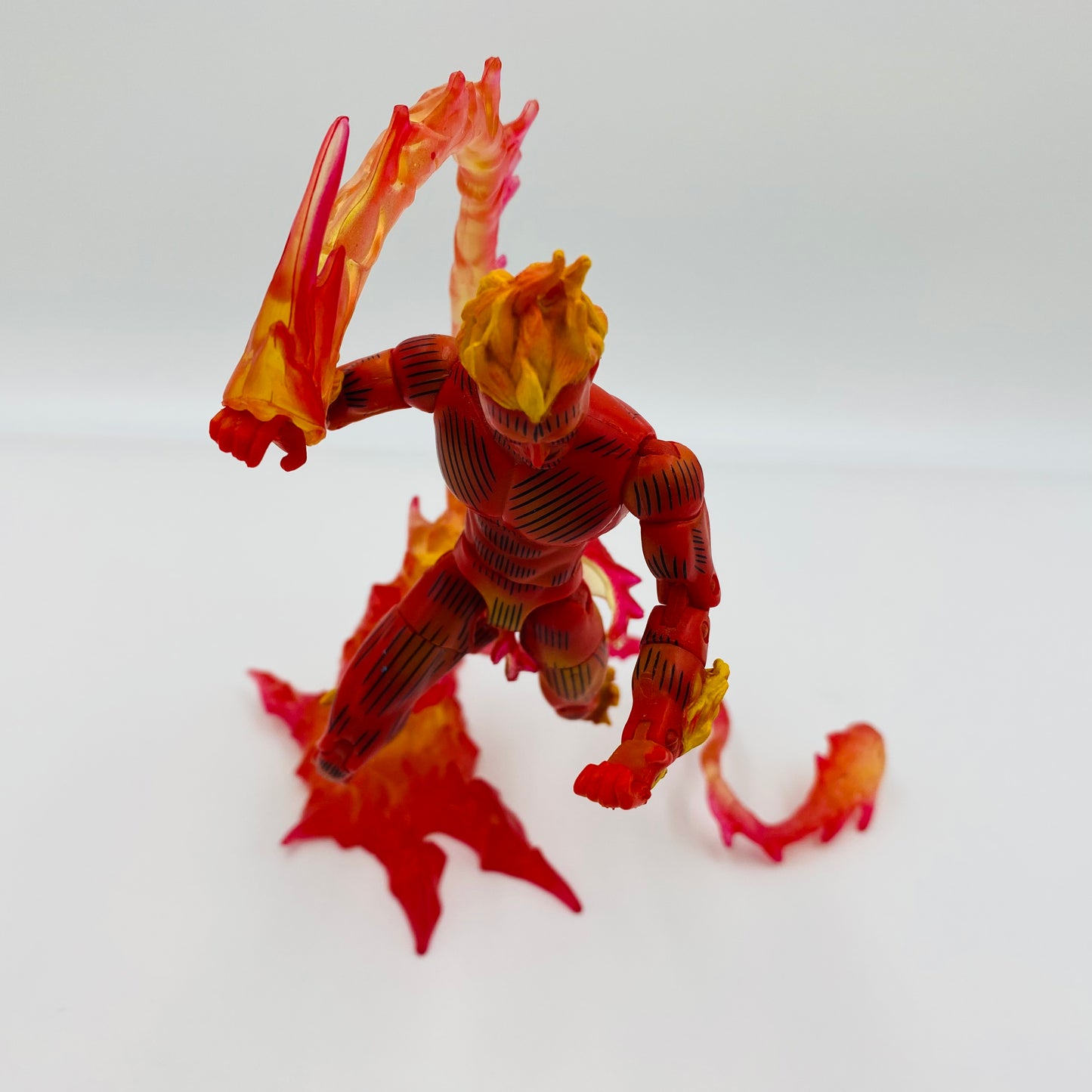 Marvel Legends Series 2 Human Torch loose 6” action figure (2002) Toy Biz