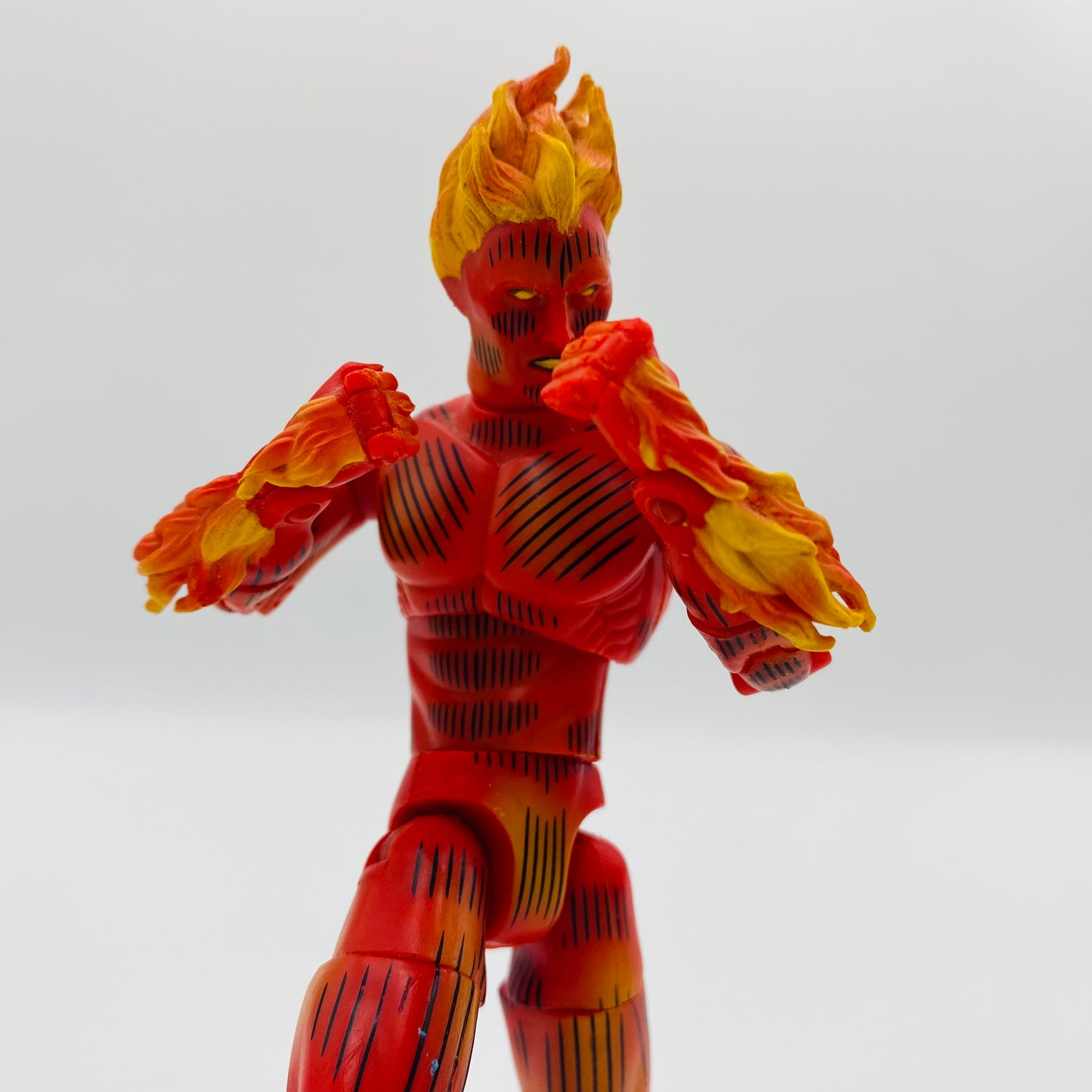 Marvel Legends Series 2 Human Torch loose 6” action figure (2002) Toy Biz