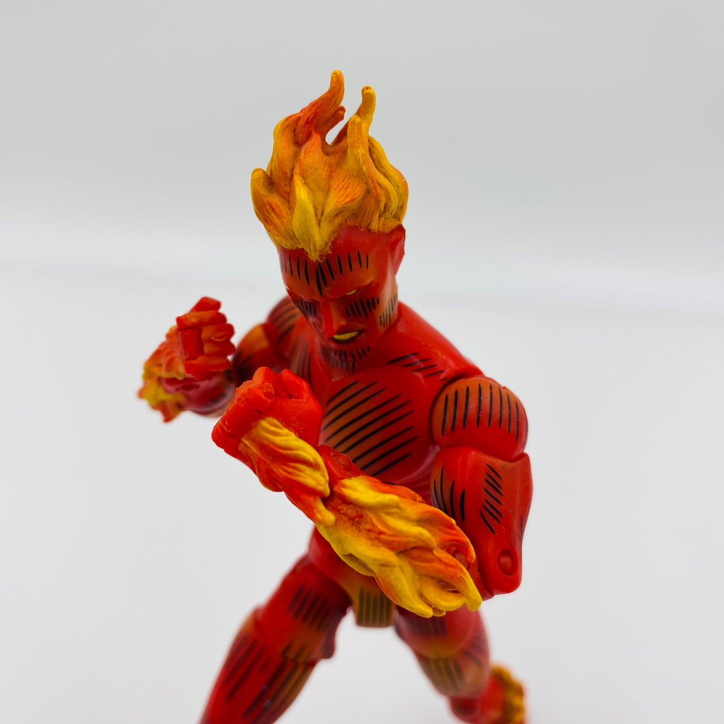 Marvel Legends Series 2 Human Torch loose 6” action figure (2002) Toy Biz