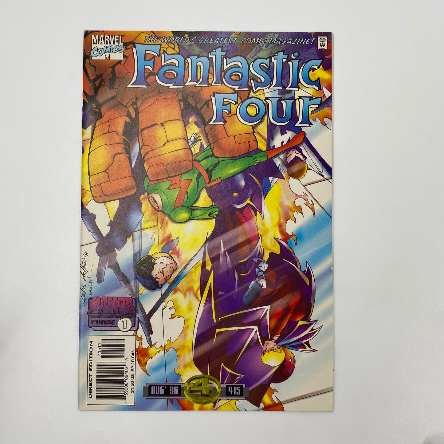 Fantastic Four #415 Onslaught tie-in (1996) Marvel (VG+)