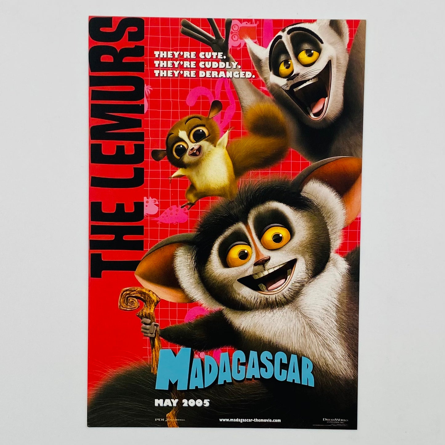 Madagascar complete set of 6 postcards (2005) DreamWorks