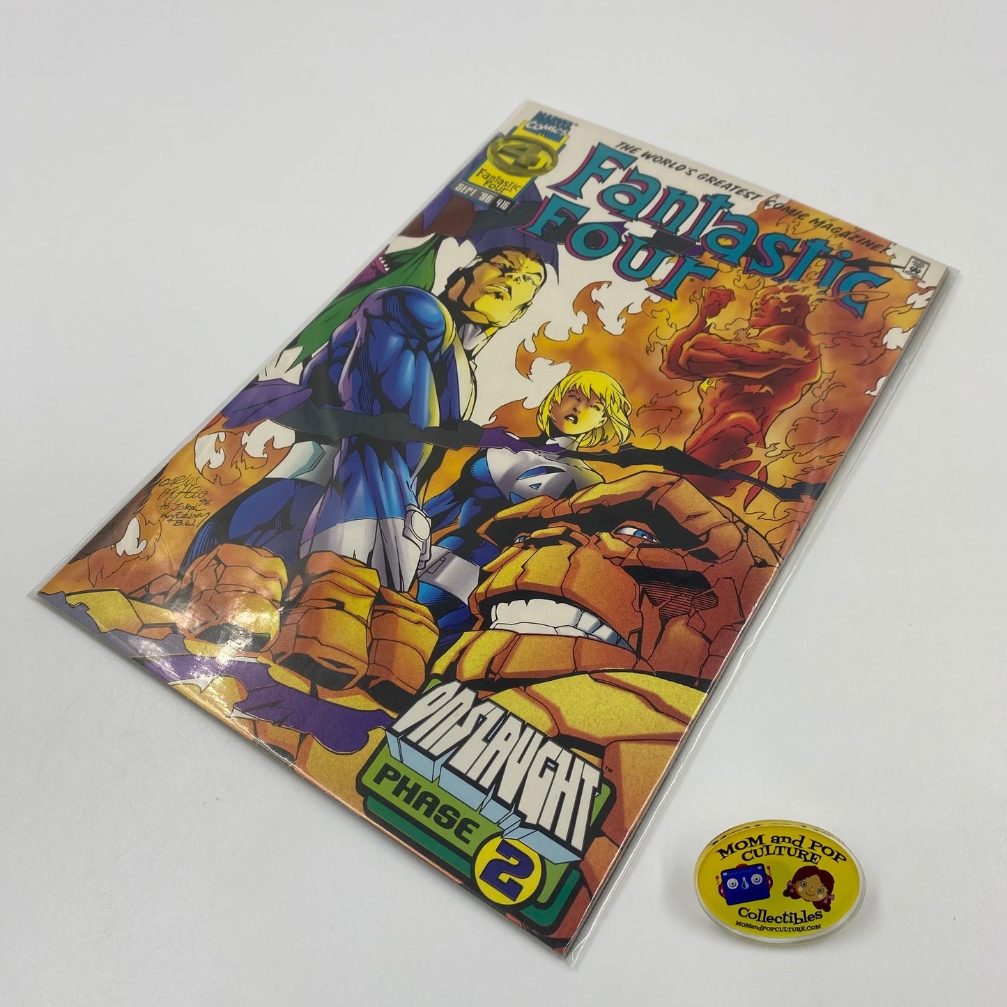 Fantastic Four #416 Onslaught tie-in (1996) Marvel (VG+)