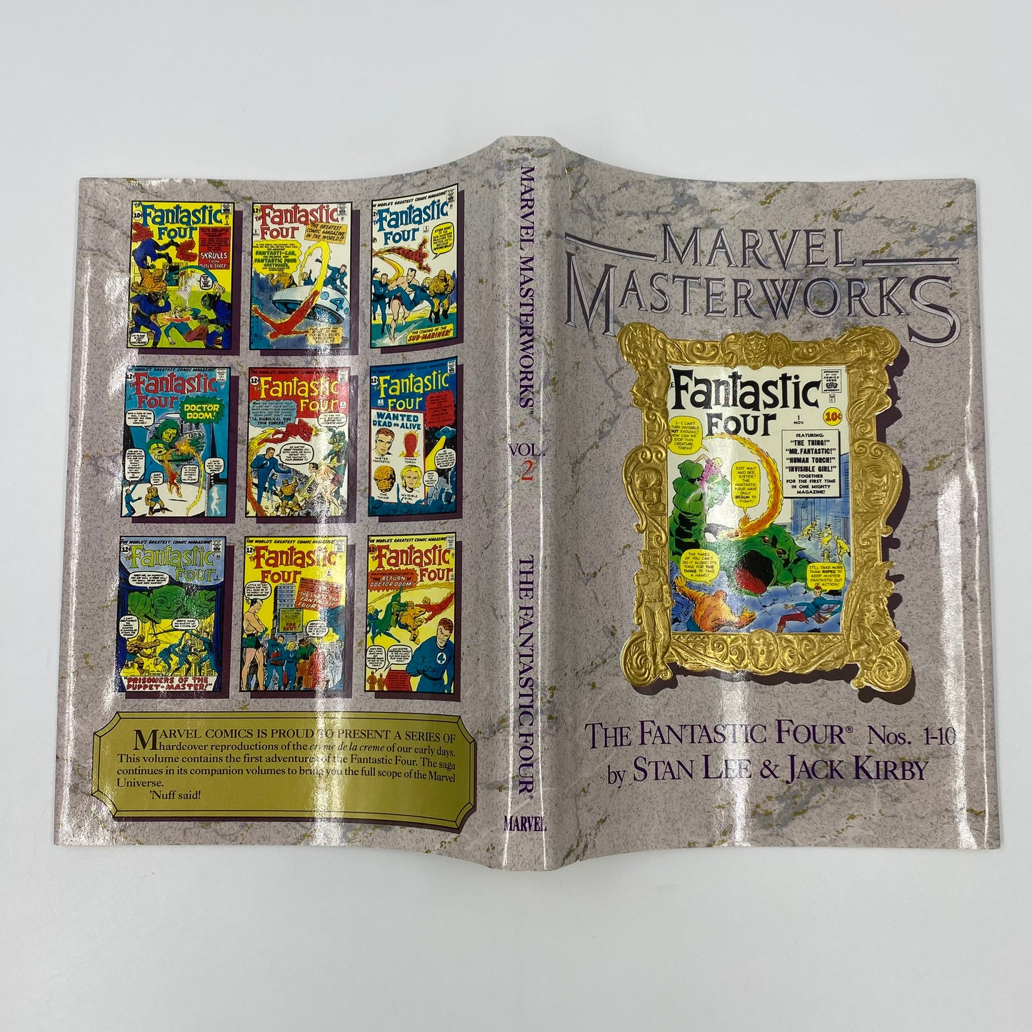 Marvel Masterworks Vol. 2 Fantastic Four #1-10 Third Printing HC (1988) Marvel