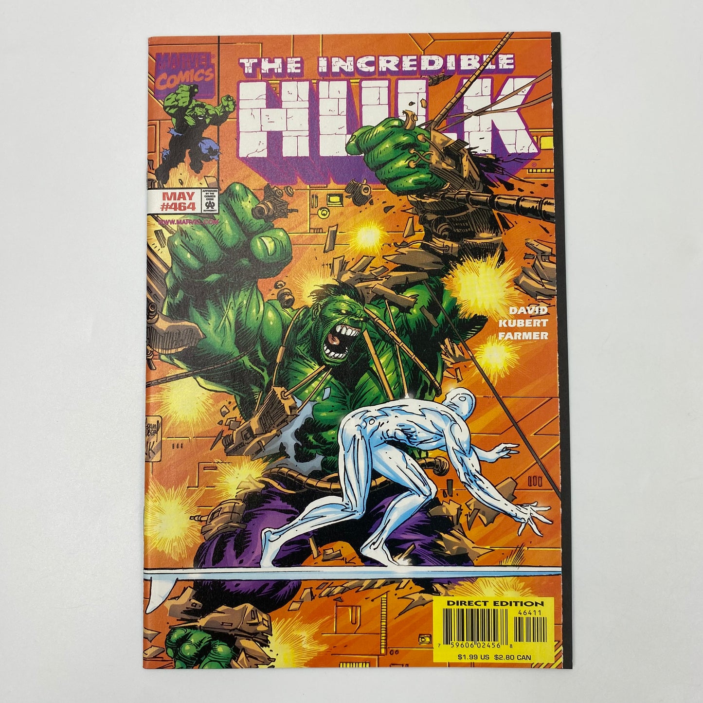 Incredible Hulk #464 "Battleground Earth!” (1988) Marvel (VF-)