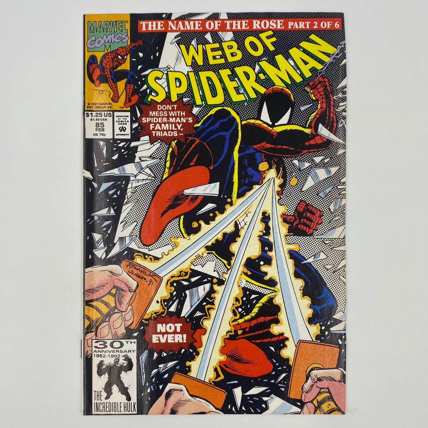 Web of Spider-Man #84-89 “The Name of the Rose” (1991-1992) Marvel