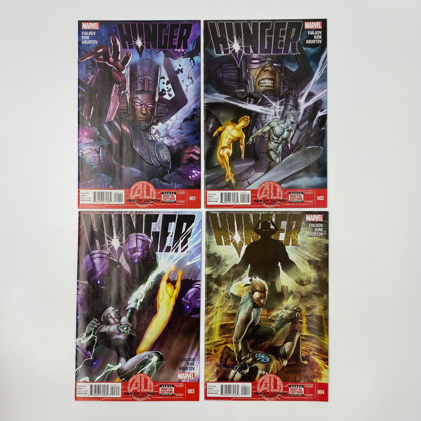 Hunger #1-4 (2013) Marvel (VF, FN, FN, FN)