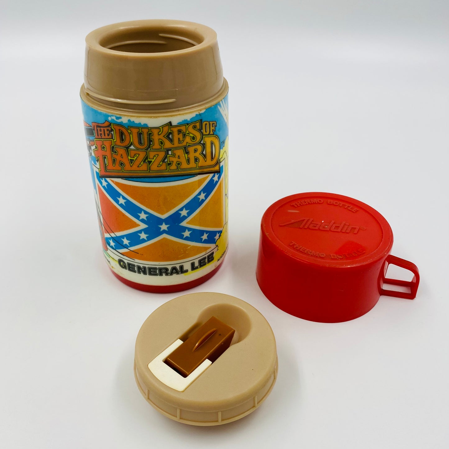 The Dukes of Hazzard tin lunch box with thermos (1980) Aladdin