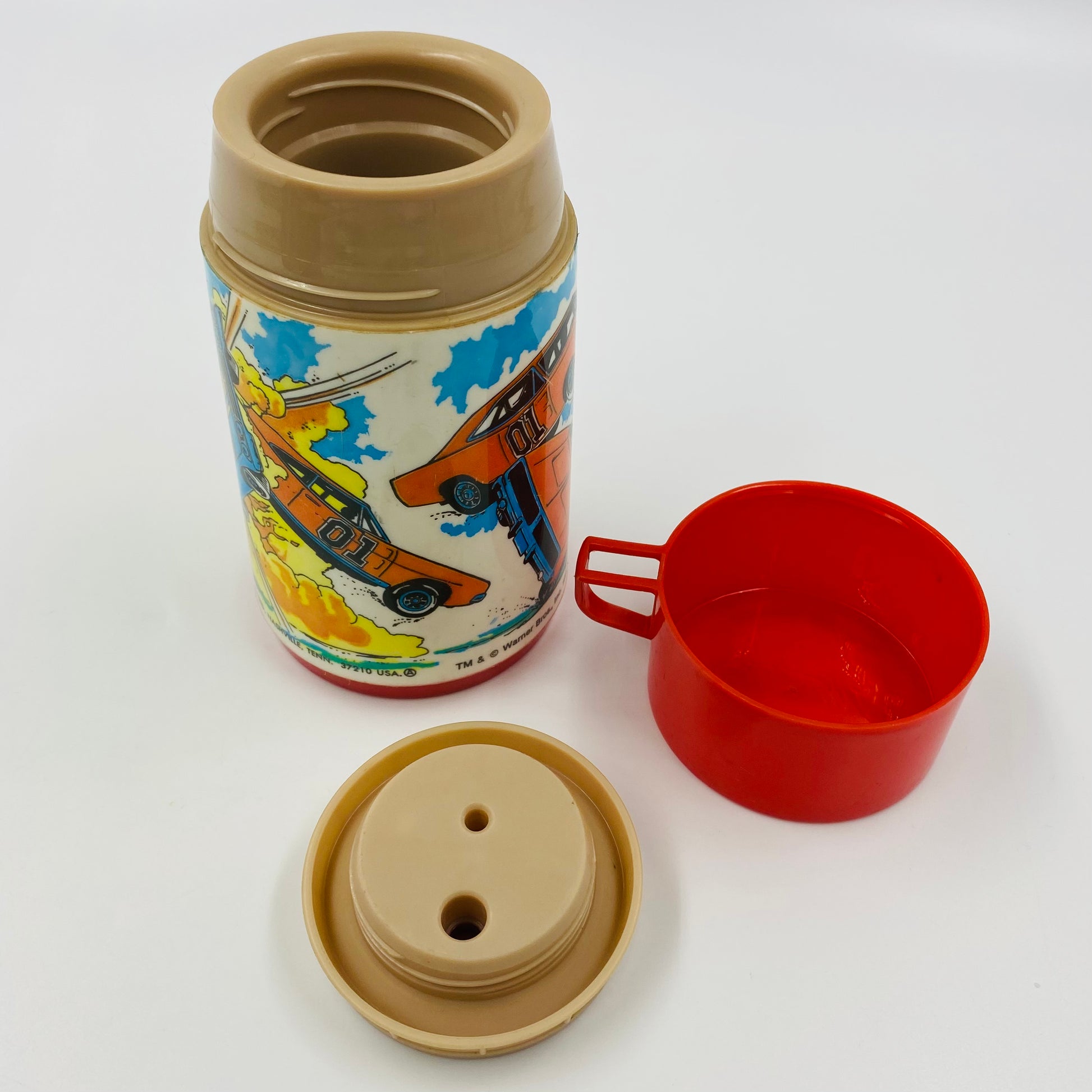 The Dukes of Hazzard tin lunch box with thermos (1980) Aladdin