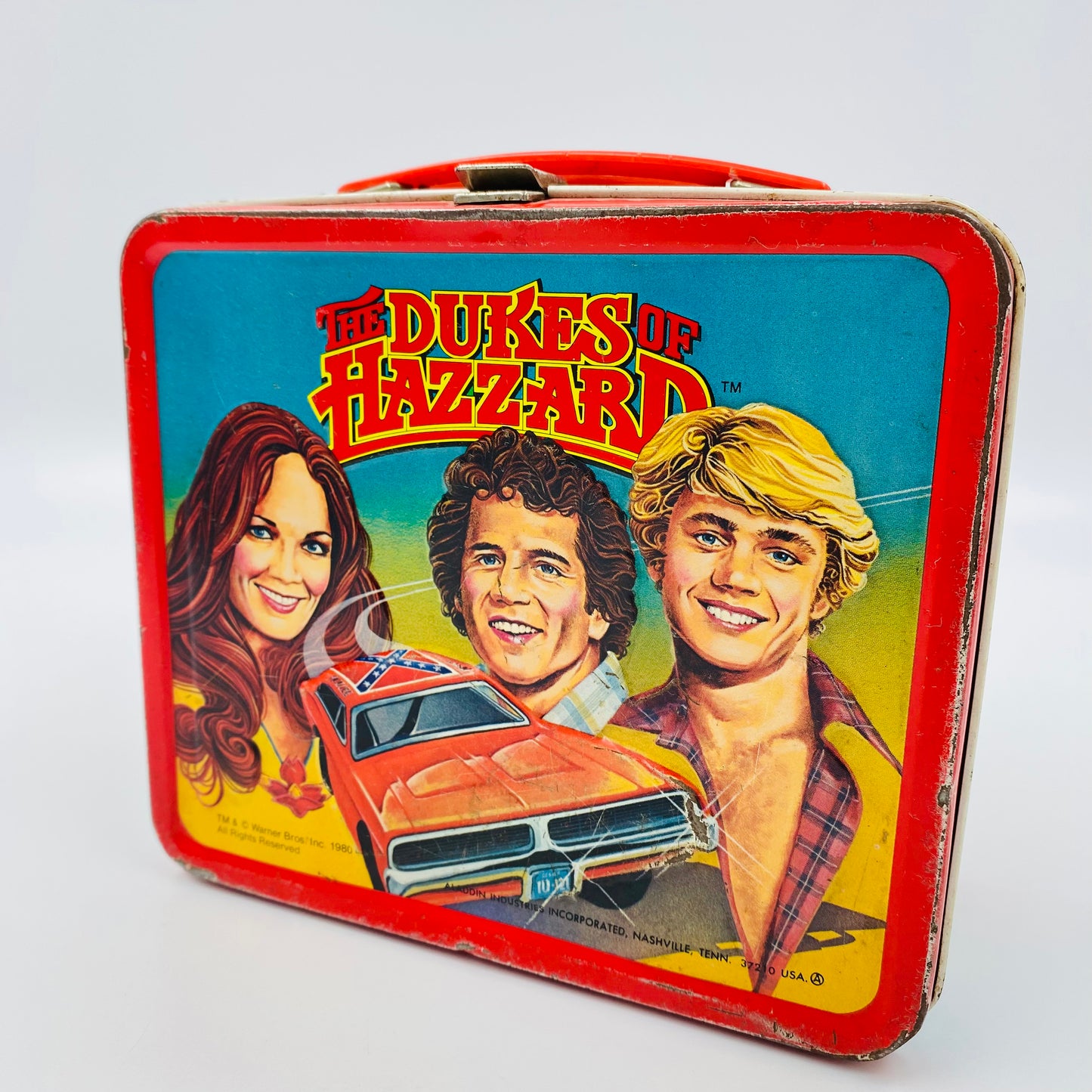 The Dukes of Hazzard tin lunch box with thermos (1980) Aladdin