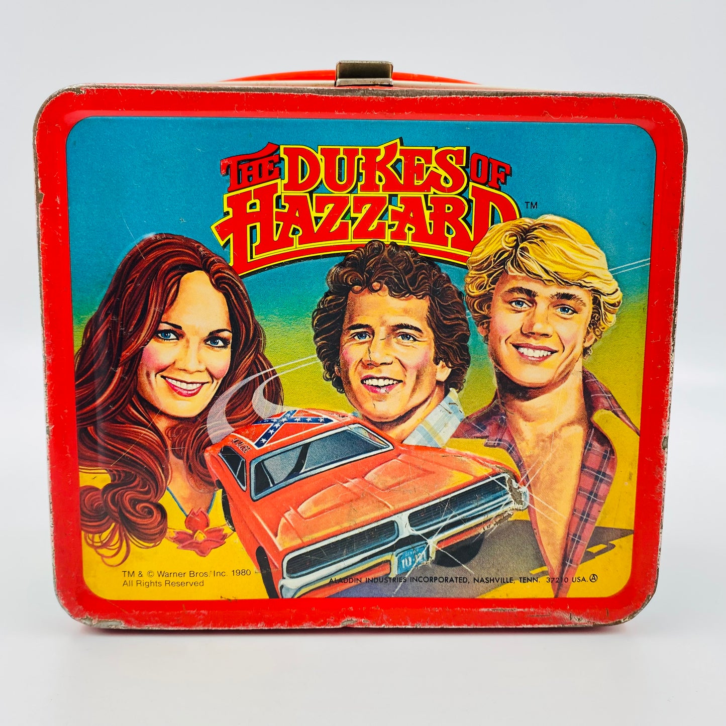 The Dukes of Hazzard tin lunch box with thermos (1980) Aladdin