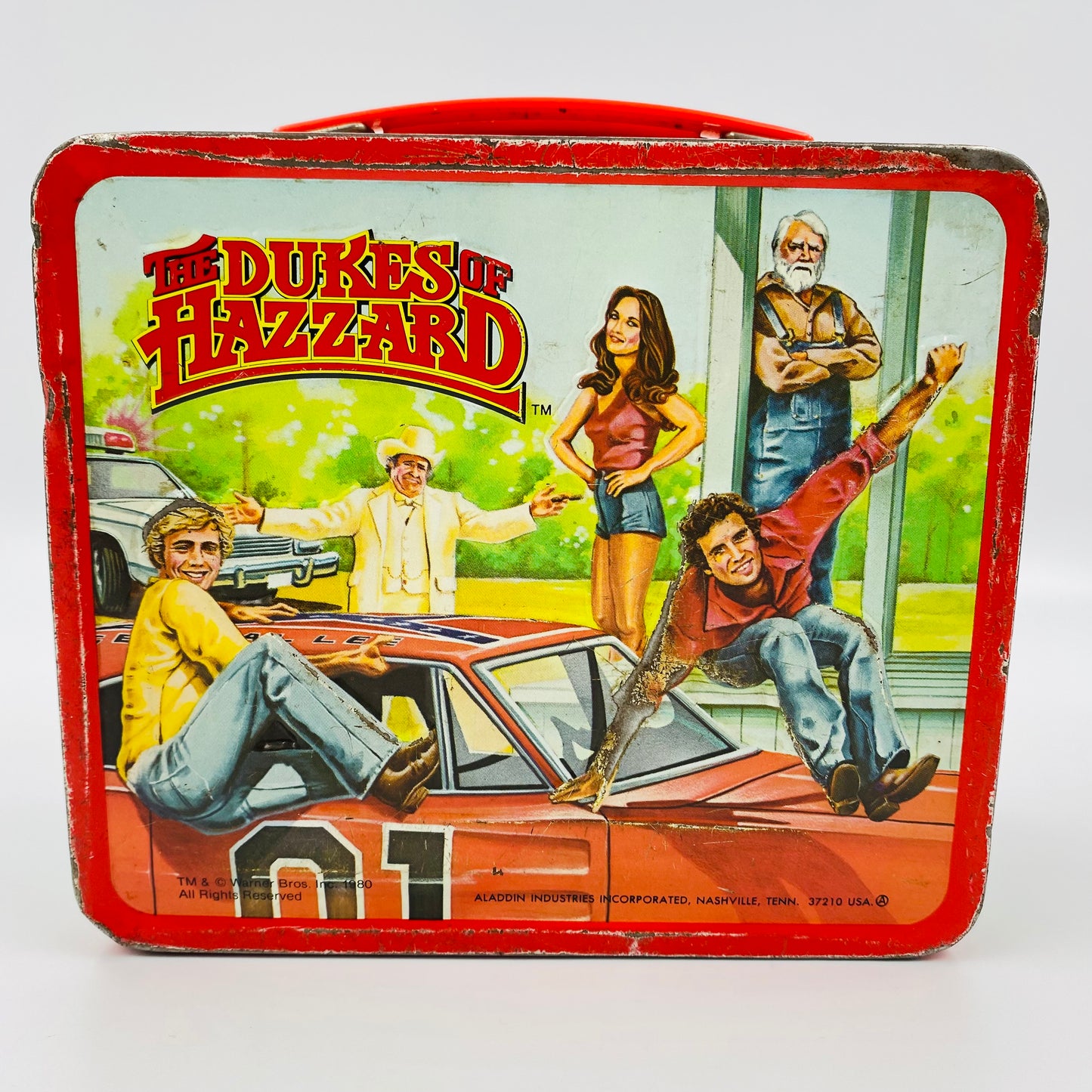 The Dukes of Hazzard tin lunch box with thermos (1980) Aladdin