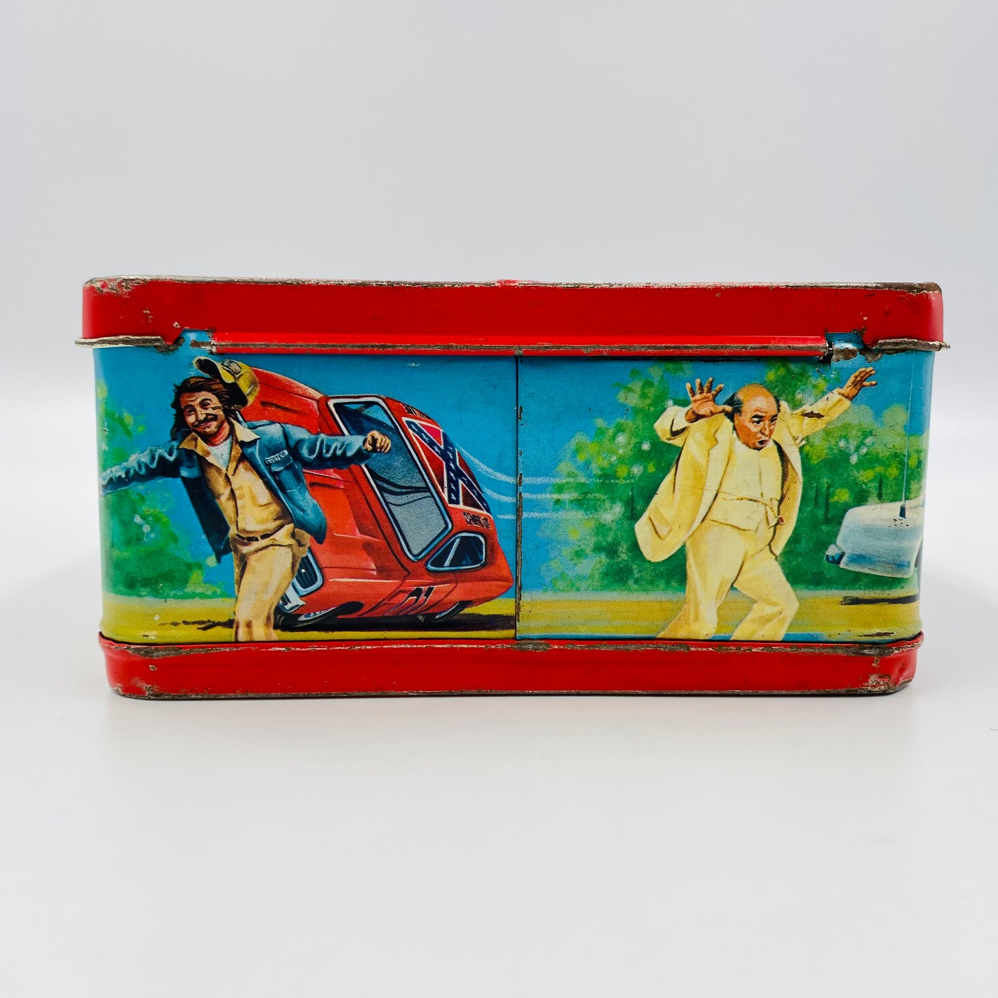 The Dukes of Hazzard tin lunch box with thermos (1980) Aladdin