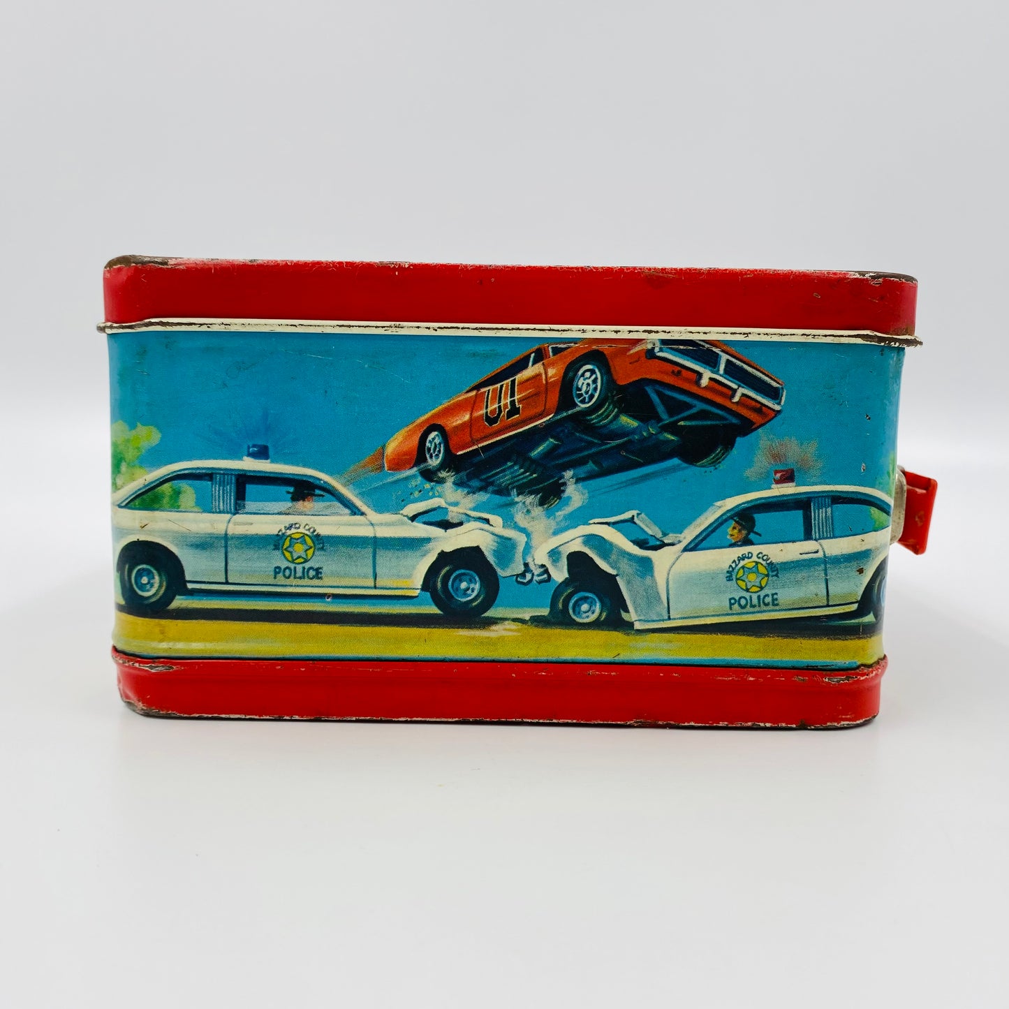 The Dukes of Hazzard tin lunch box with thermos (1980) Aladdin