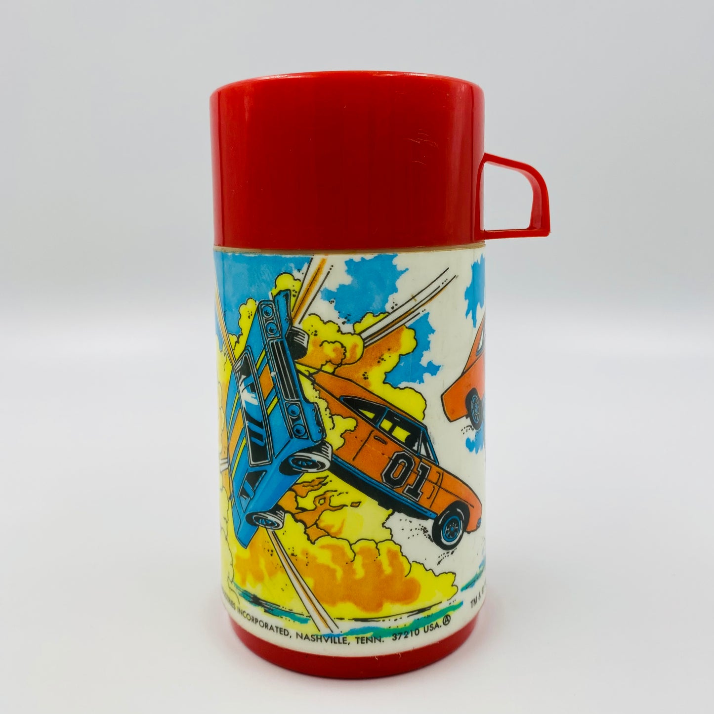 The Dukes of Hazzard tin lunch box with thermos (1980) Aladdin