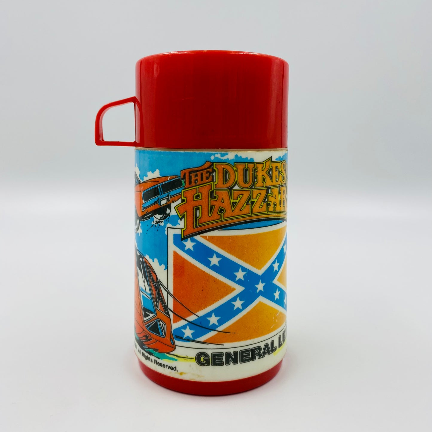 The Dukes of Hazzard tin lunch box with thermos (1980) Aladdin