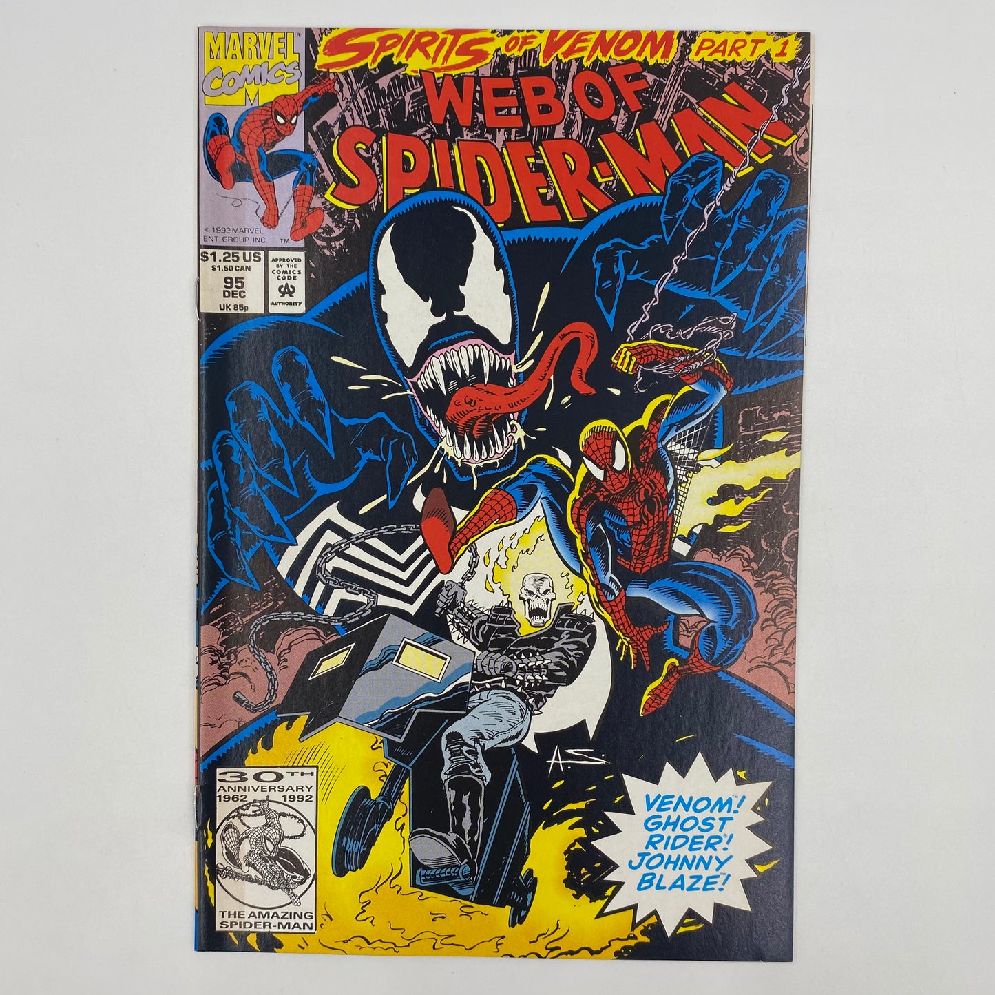 Spider-Man Ghost Rider Spirits of Venom: Web of Spider-Man #95-96 (1992) & Ghost Rider Blaze Spirits of Vengeance #5-6 (1992) Marvel