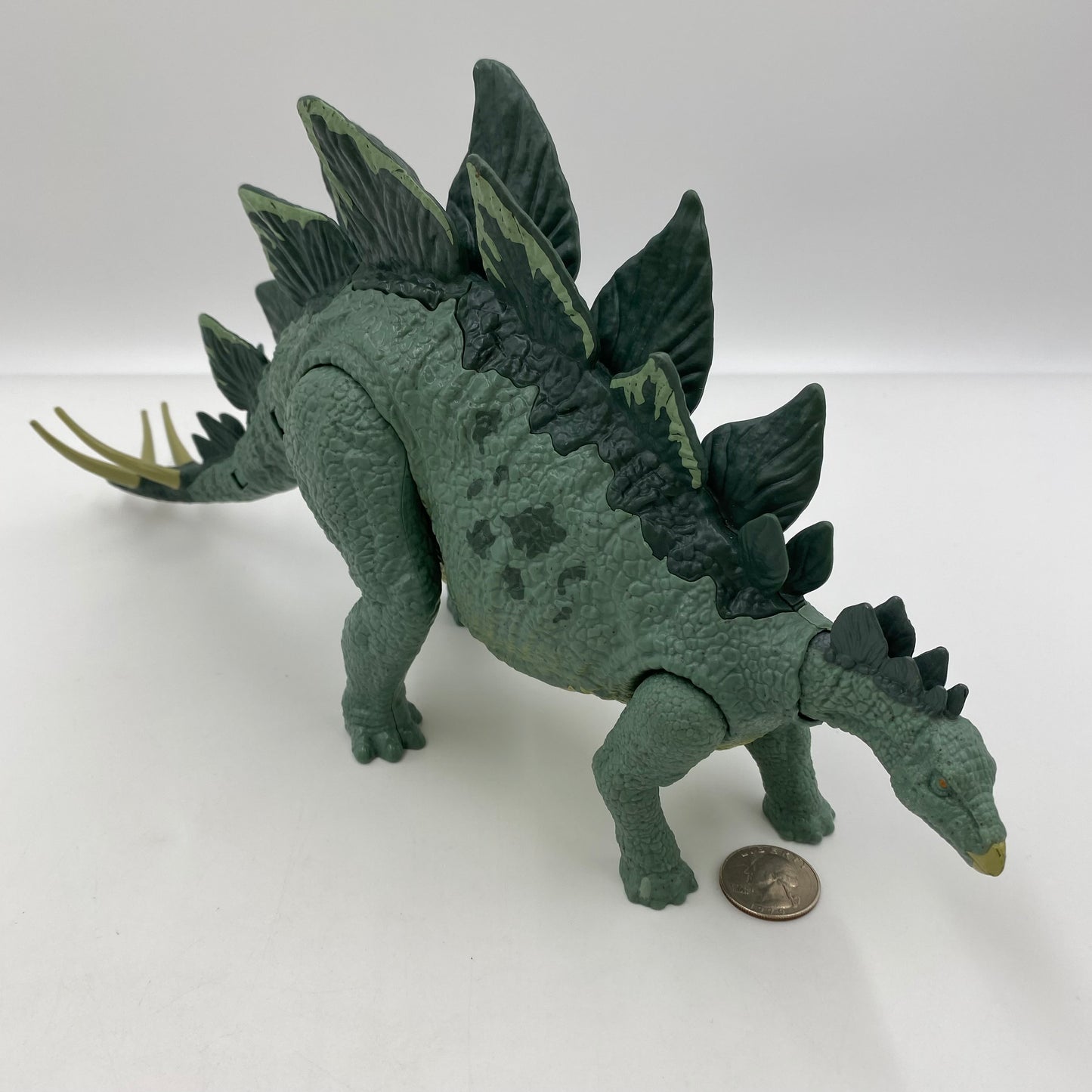 Jurassic World Action Attack Stegosaurus loose 3.75" action figure (2018) Mattel