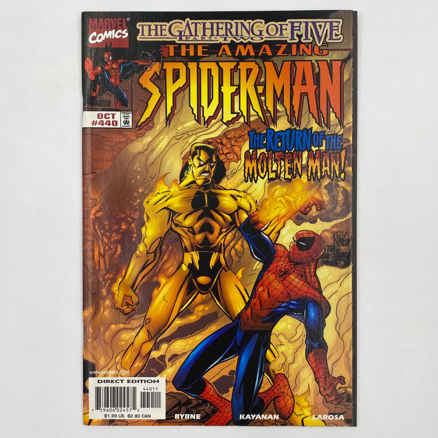 Spider-Man The Gathering of Five: Sensational Spider-Man #32-33, Amazing Spider-Man #440, Peter Parker Spider-Man #96, Spectacular Spider-Man #262 (1998) Marvel