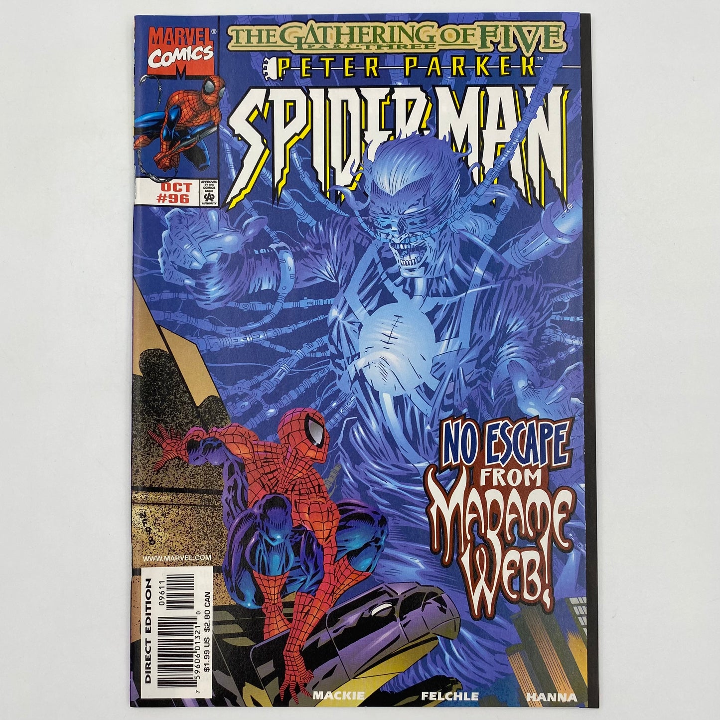 Spider-Man The Gathering of Five: Sensational Spider-Man #32-33, Amazing Spider-Man #440, Peter Parker Spider-Man #96, Spectacular Spider-Man #262 (1998) Marvel