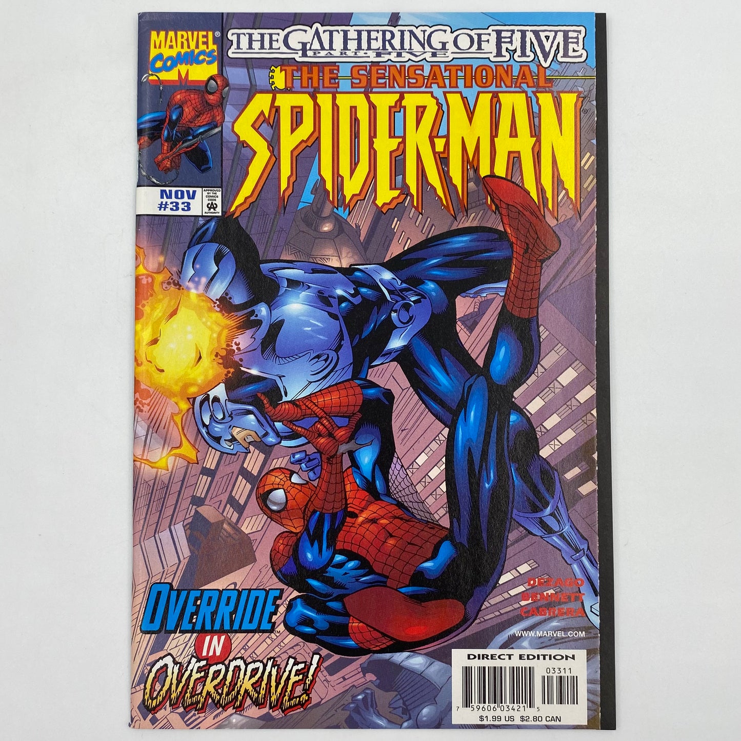 Spider-Man The Gathering of Five: Sensational Spider-Man #32-33, Amazing Spider-Man #440, Peter Parker Spider-Man #96, Spectacular Spider-Man #262 (1998) Marvel