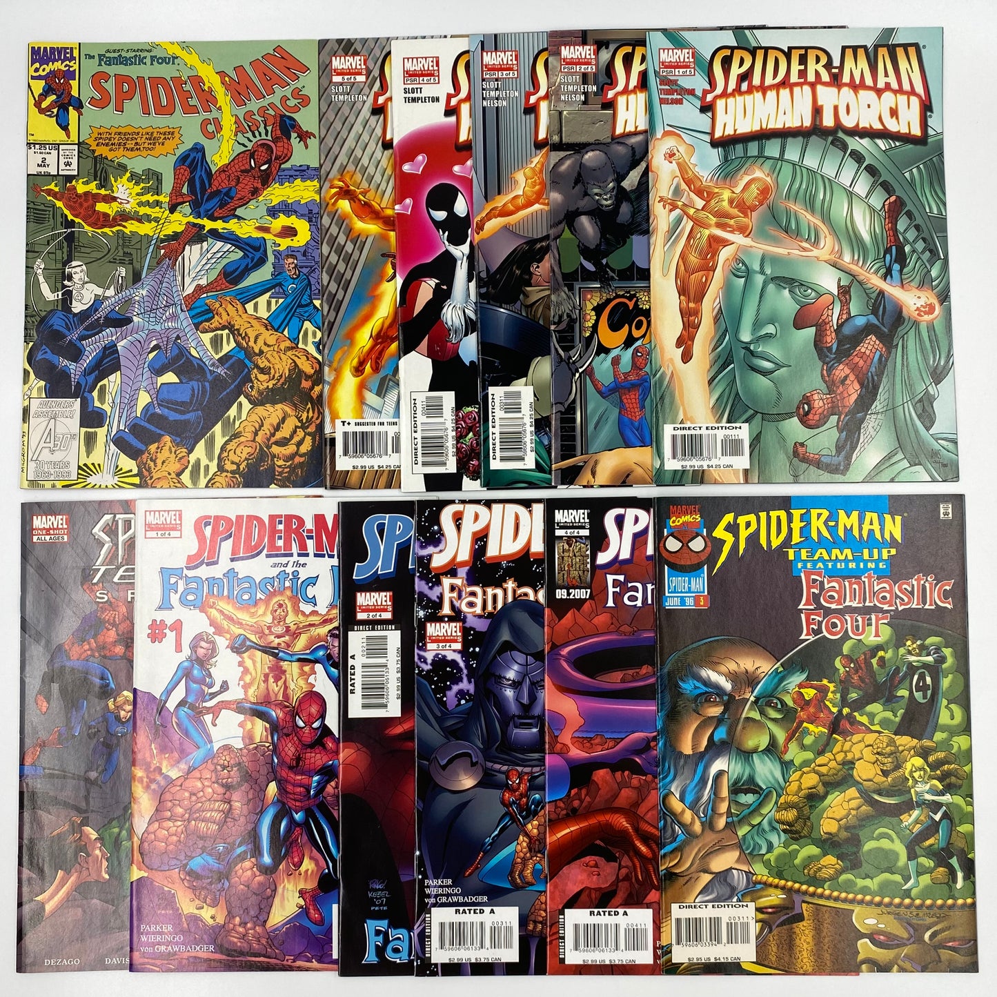 M&PC Marvel Comic Book FUN PACK: Spider-Man and the Fantastic Four
