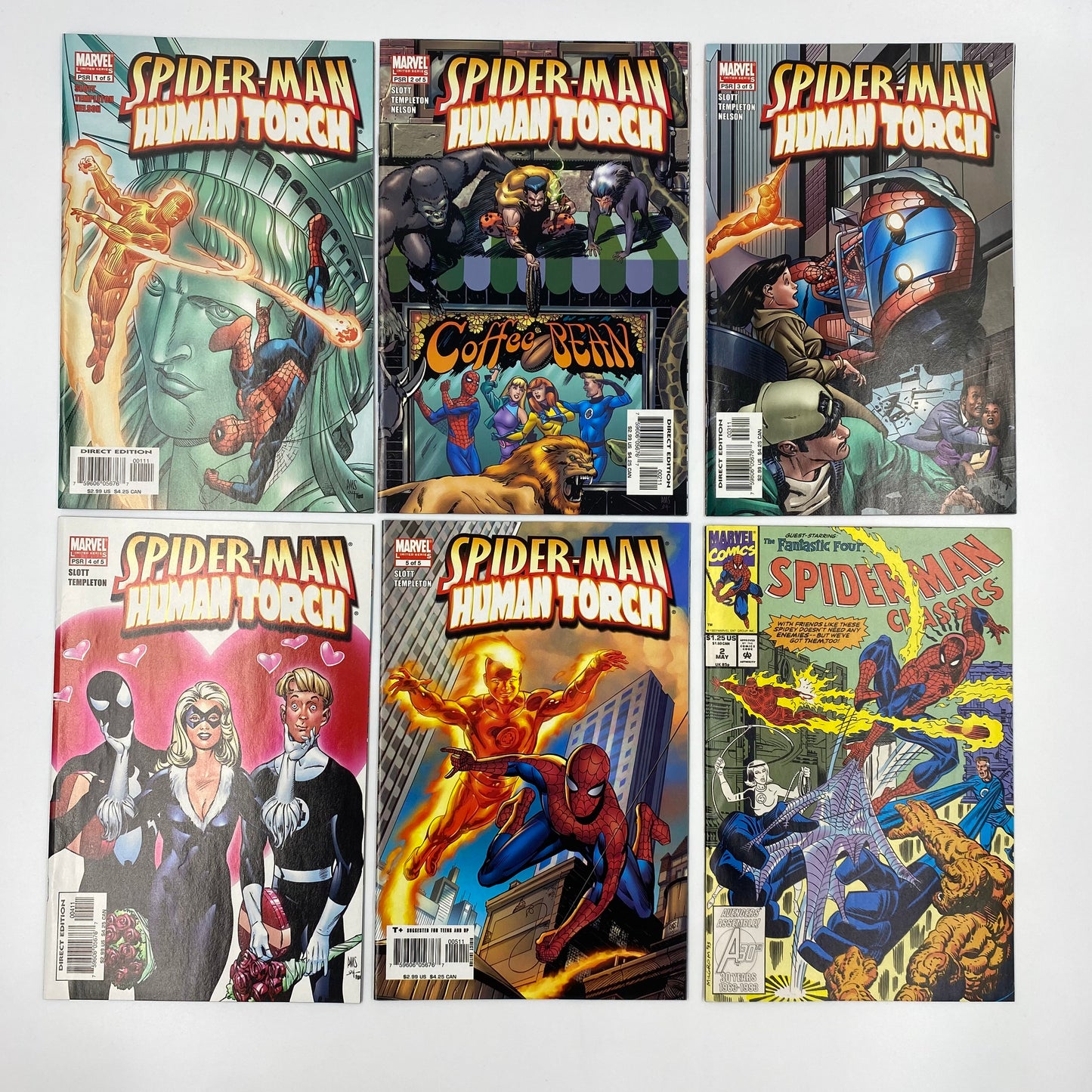 M&PC Marvel Comic Book FUN PACK: Spider-Man and the Fantastic Four