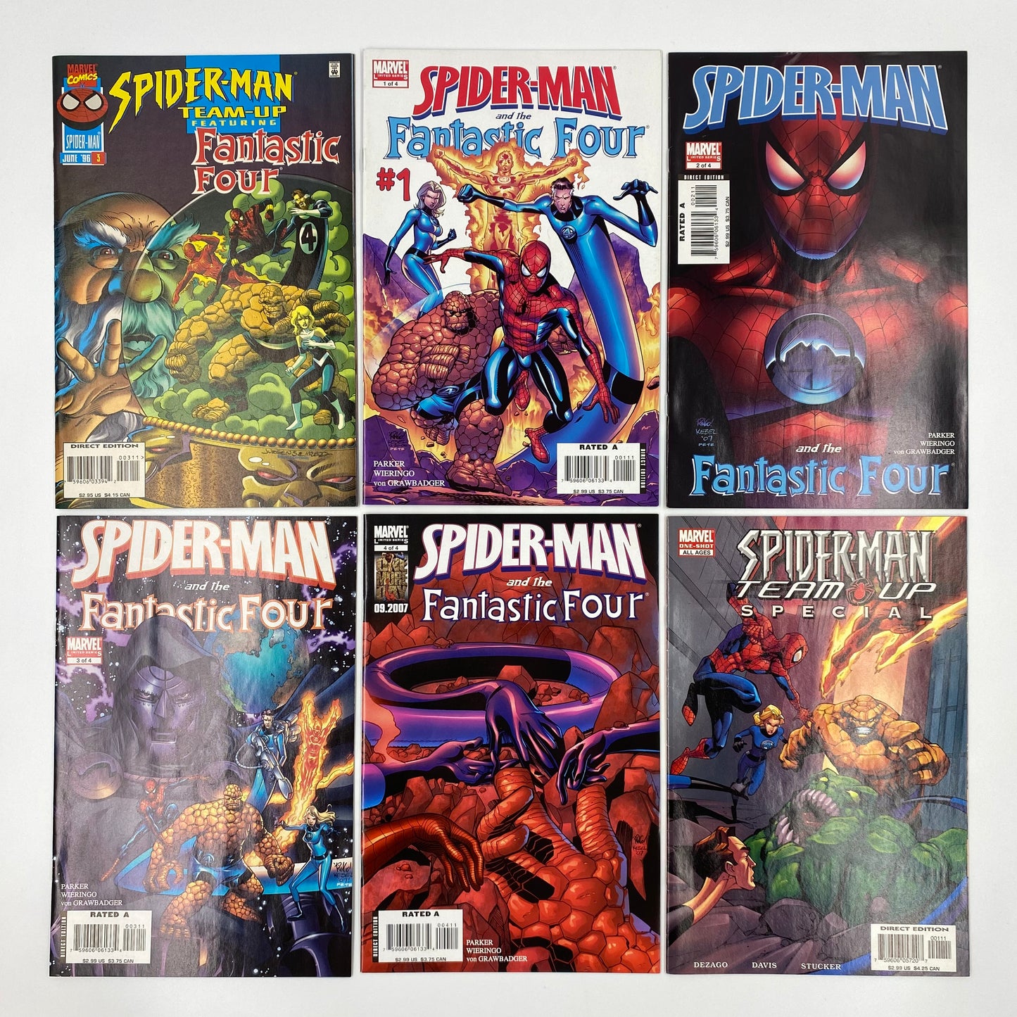 M&PC Marvel Comic Book FUN PACK: Spider-Man and the Fantastic Four